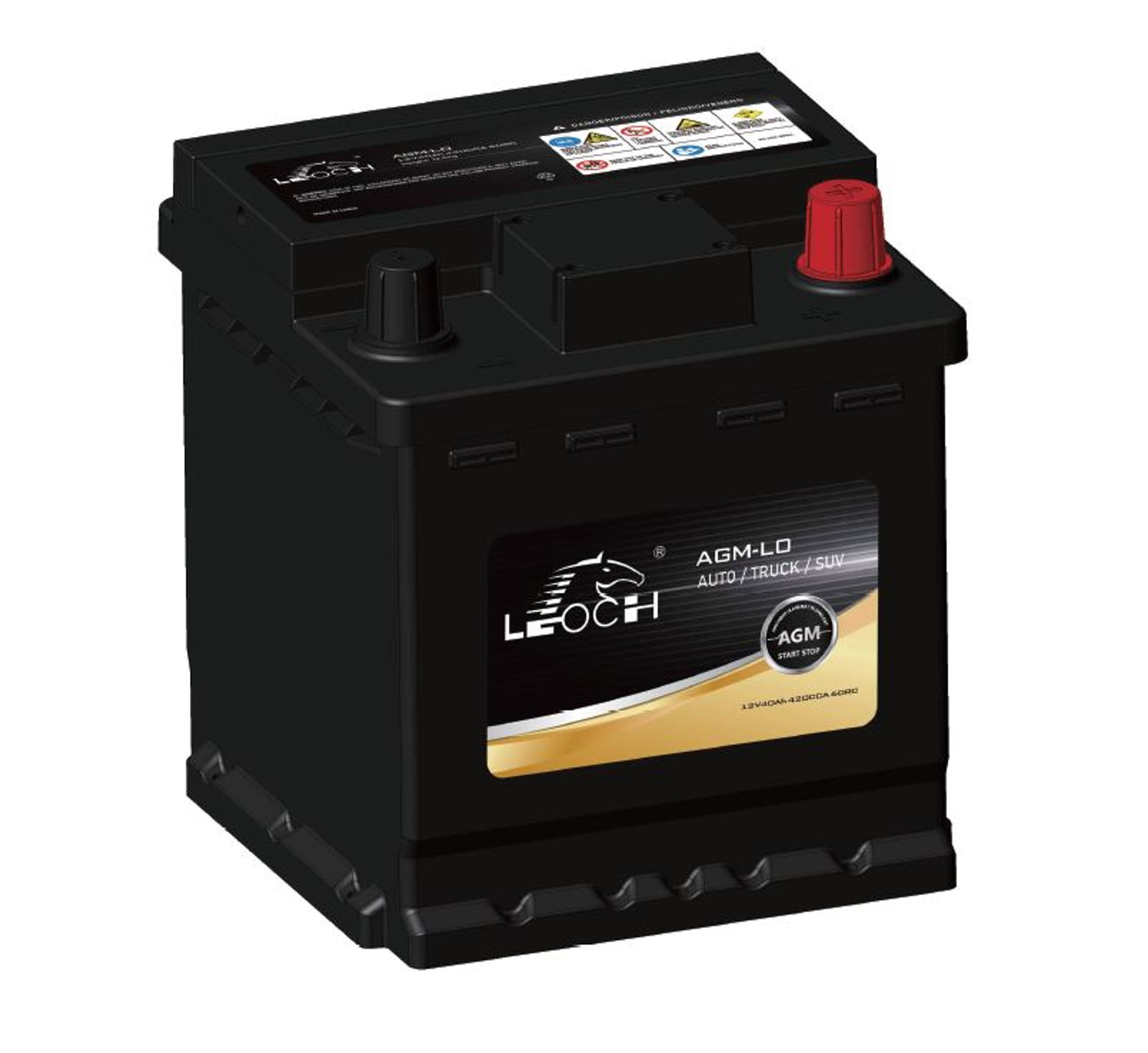 LEOCH AGM BATTERI 40 AH 