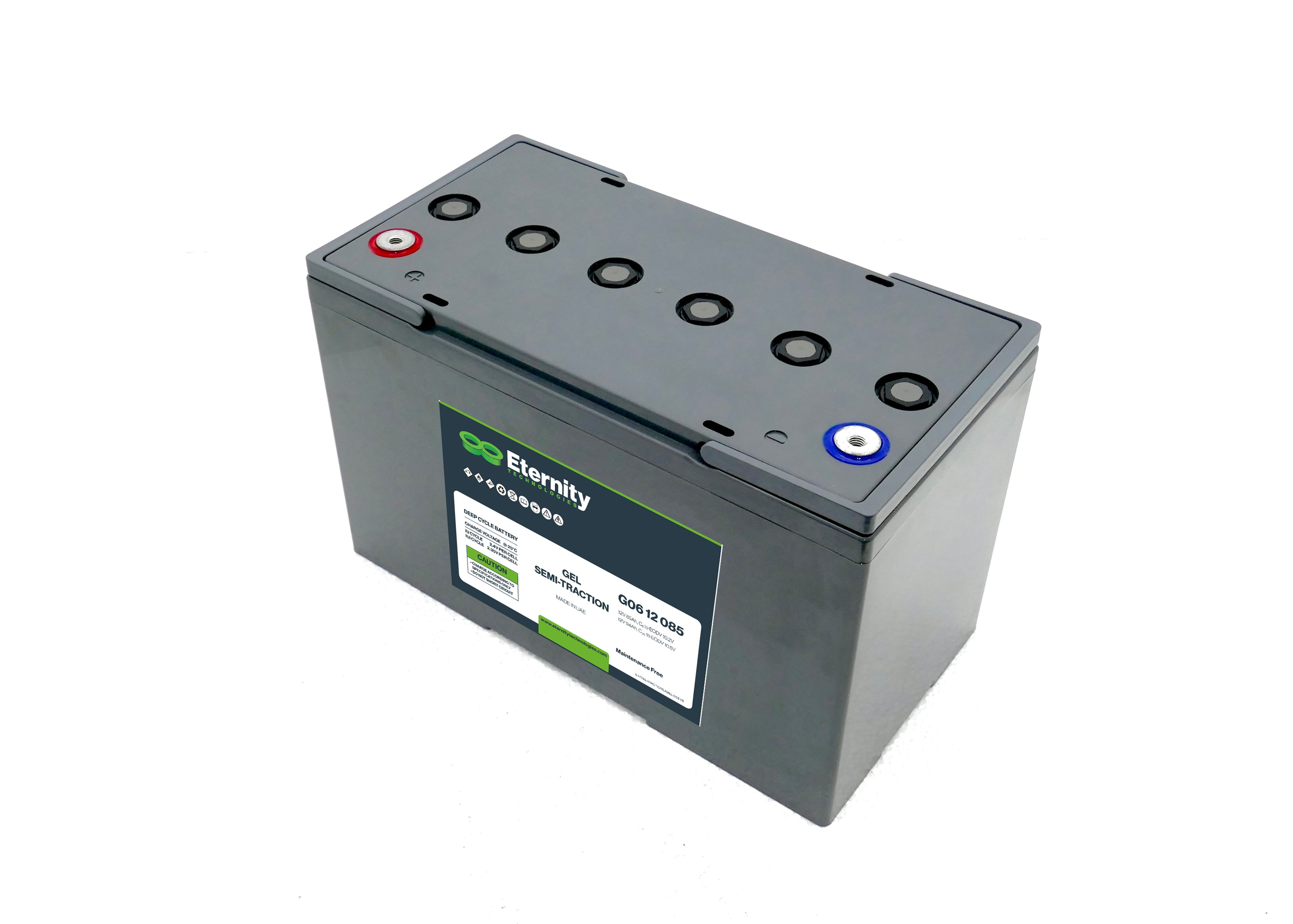 ETERNITY GELE BATTERI 12V 85AH 5/H M8