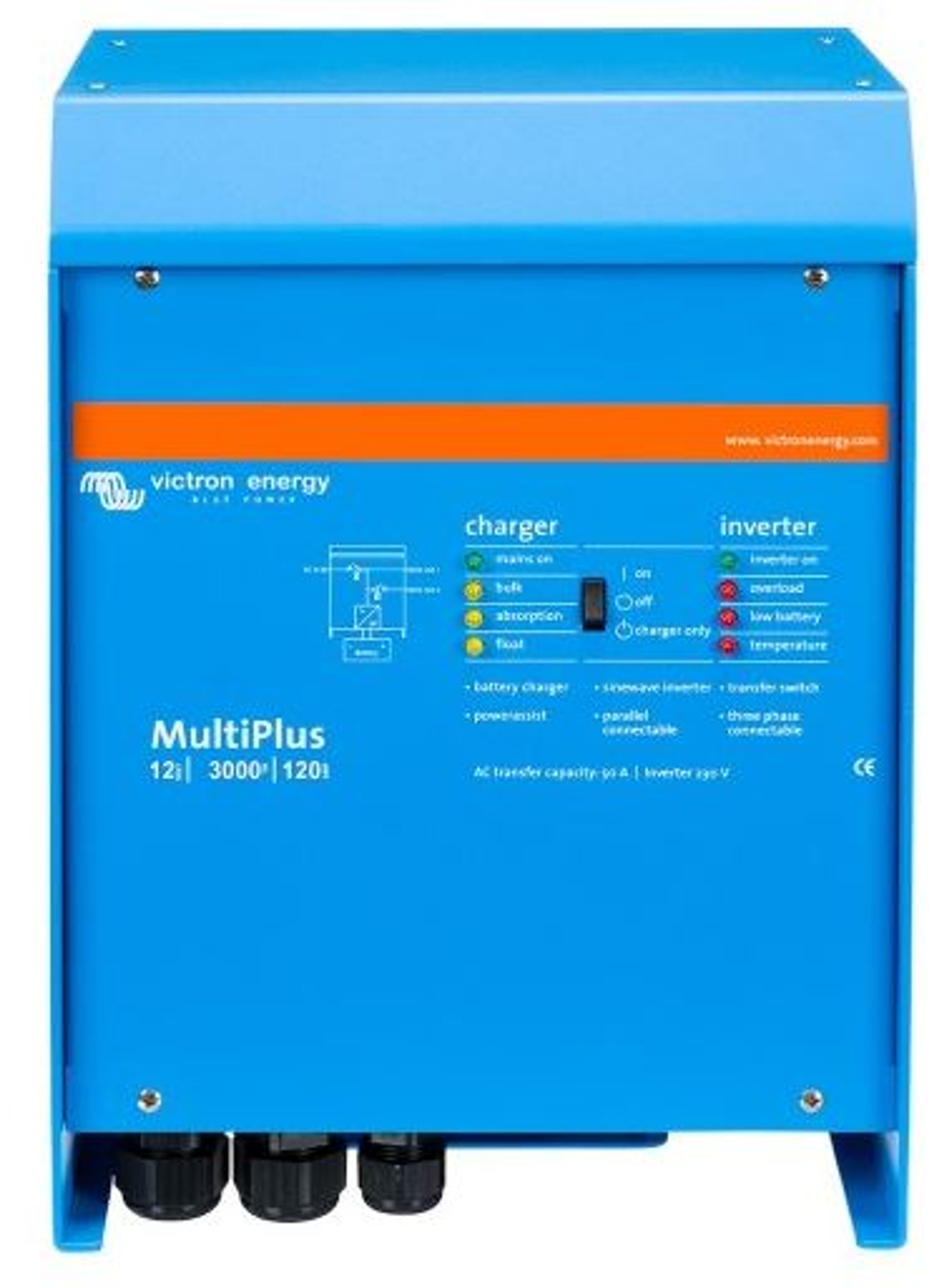 VICTRON MULTI INV/LAD 12V/3000W/120A-50