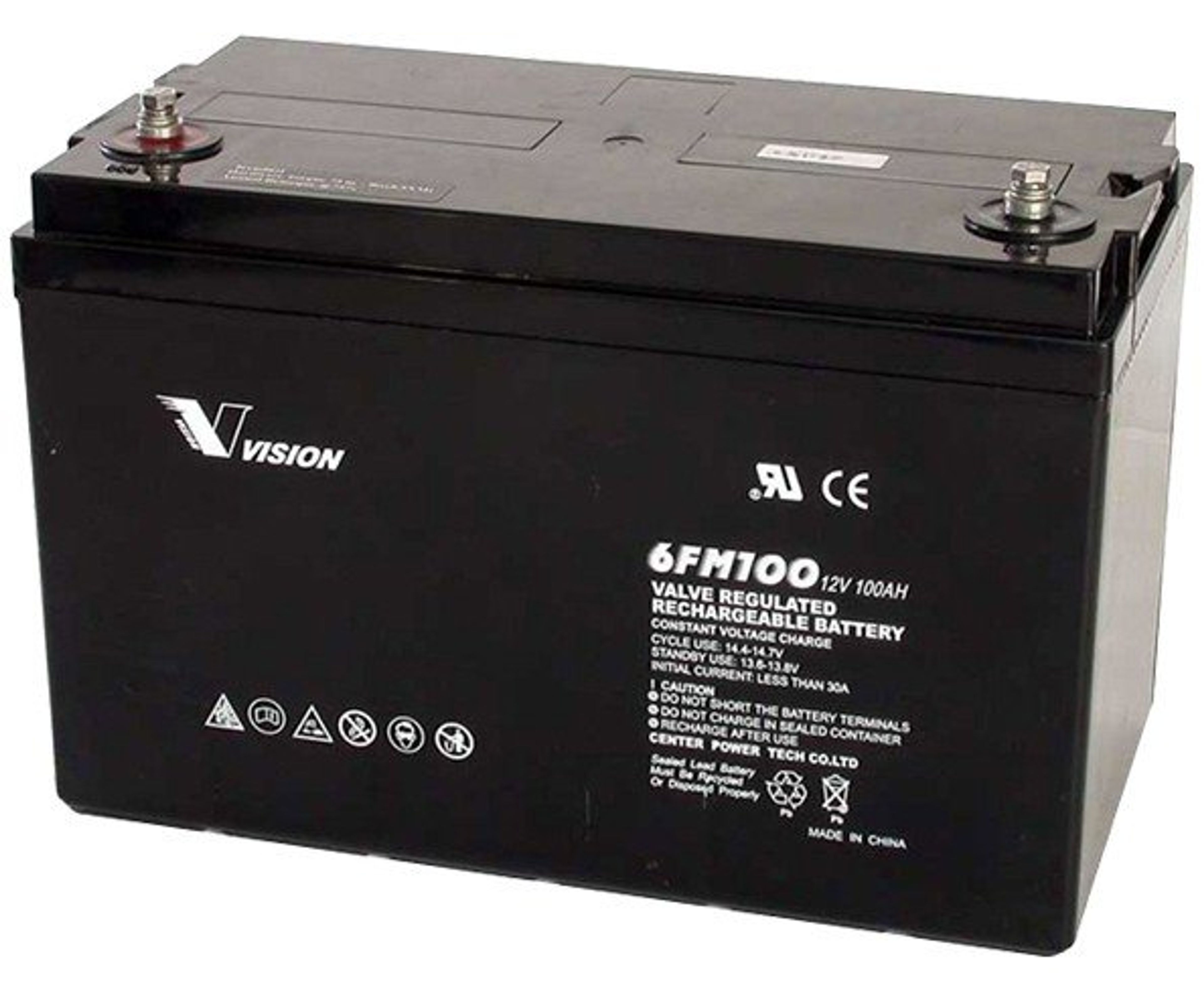 VISION FM SERIE 12V 100AH AGM BATTERI