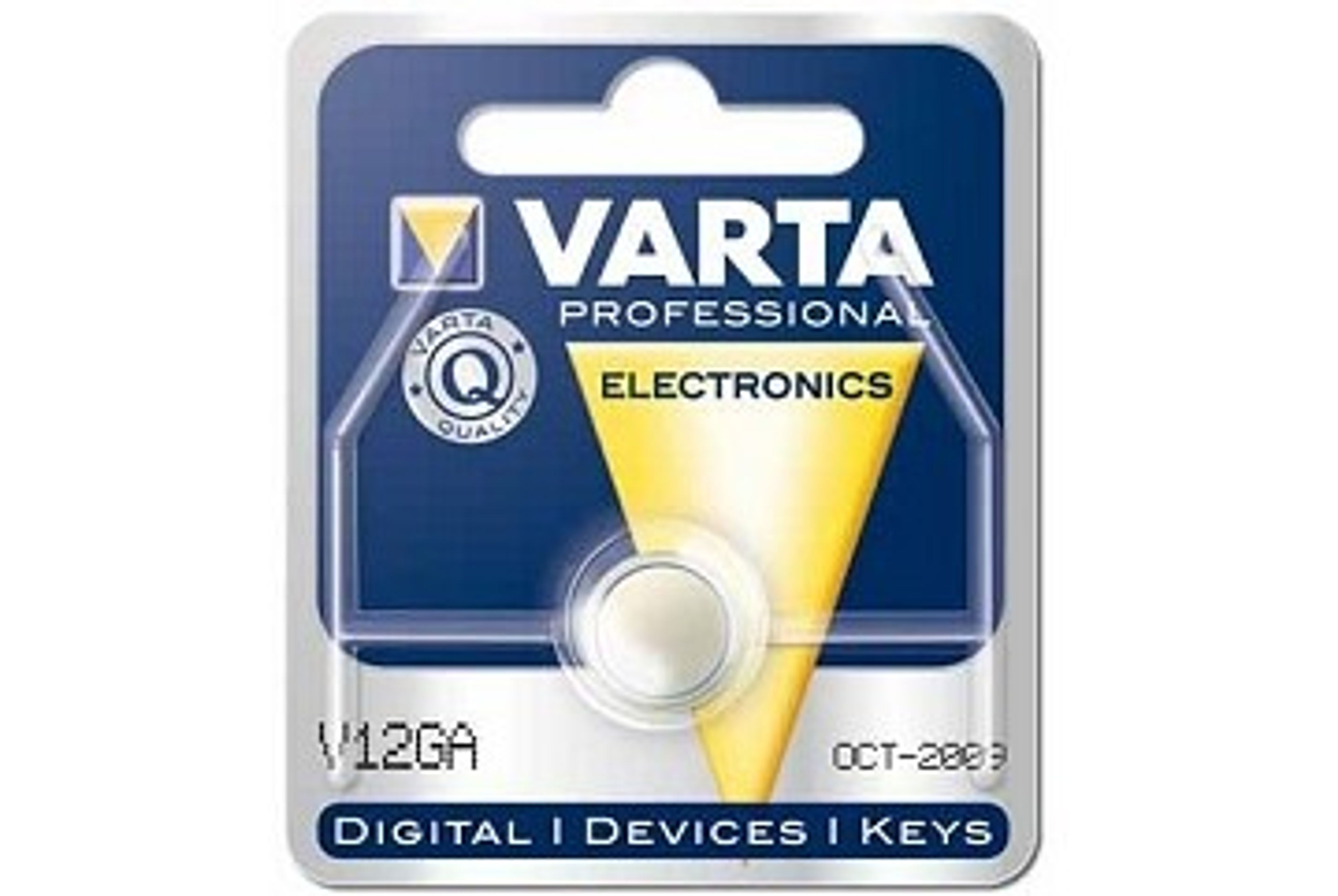 VARTA ALKALINE BATTERI 1,5V 80MAH (LR43)