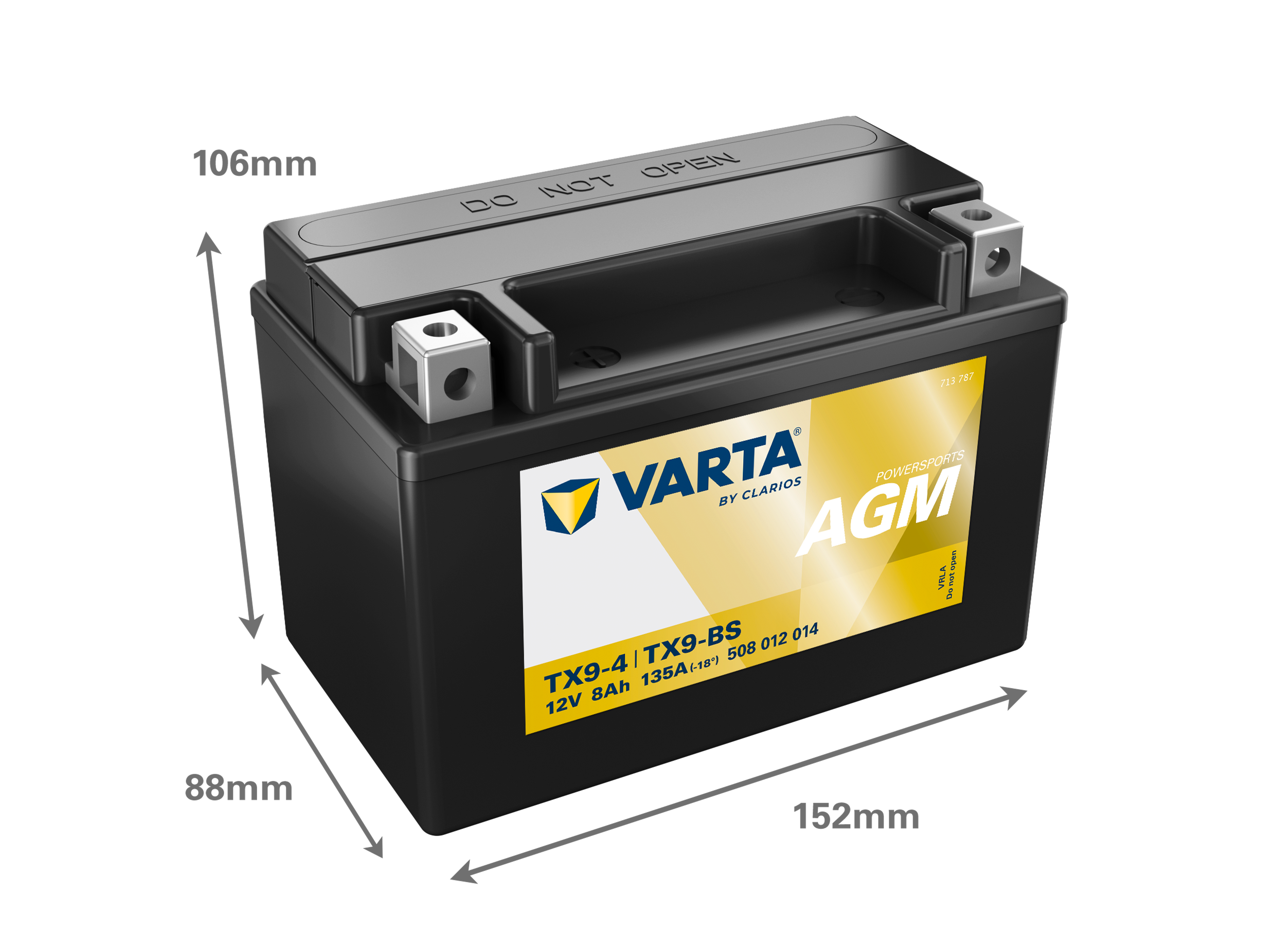 VARTA POWERSPORTS AGM 12V 8 AH