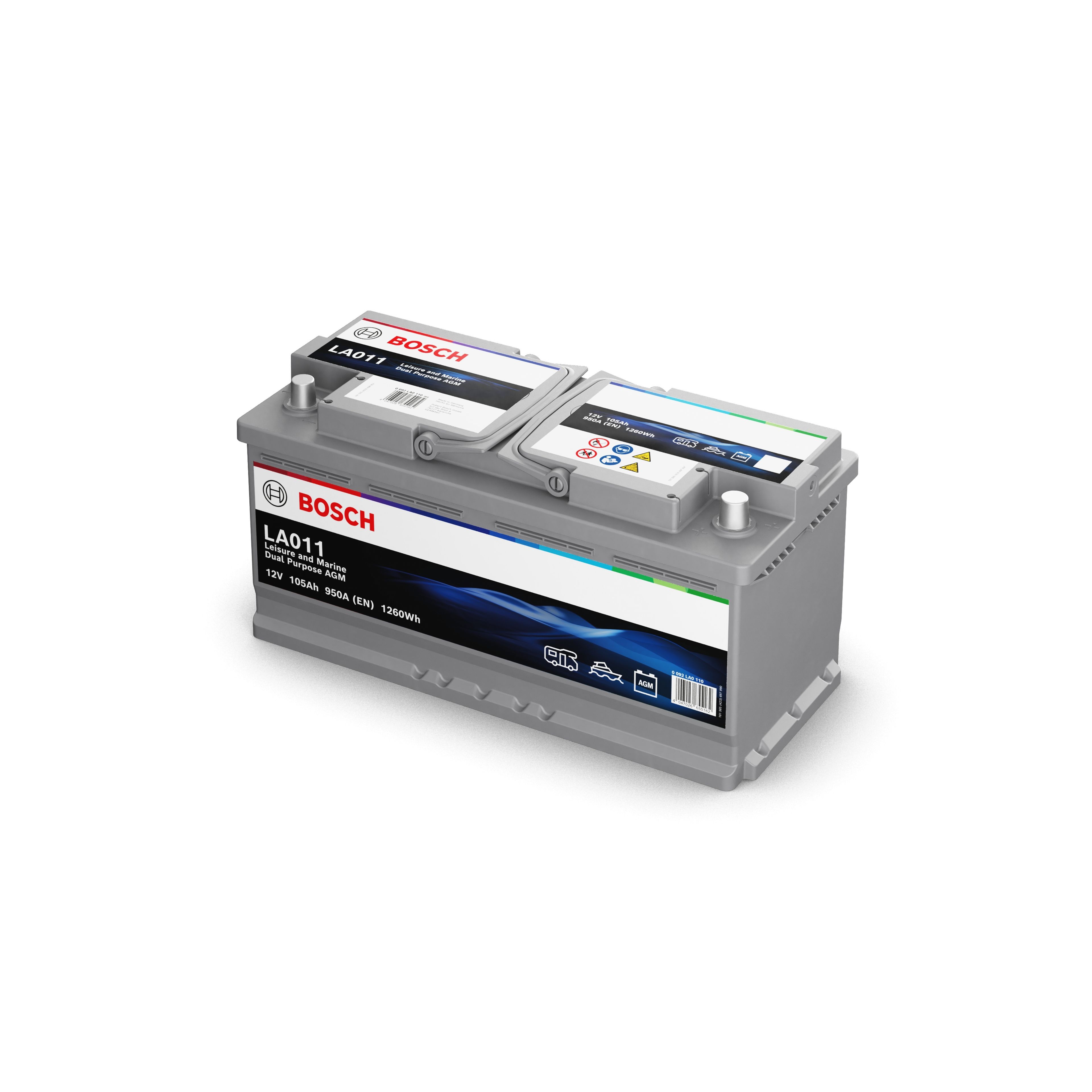 BOSCH LEISURE MARINE AGM 12V 105 AH