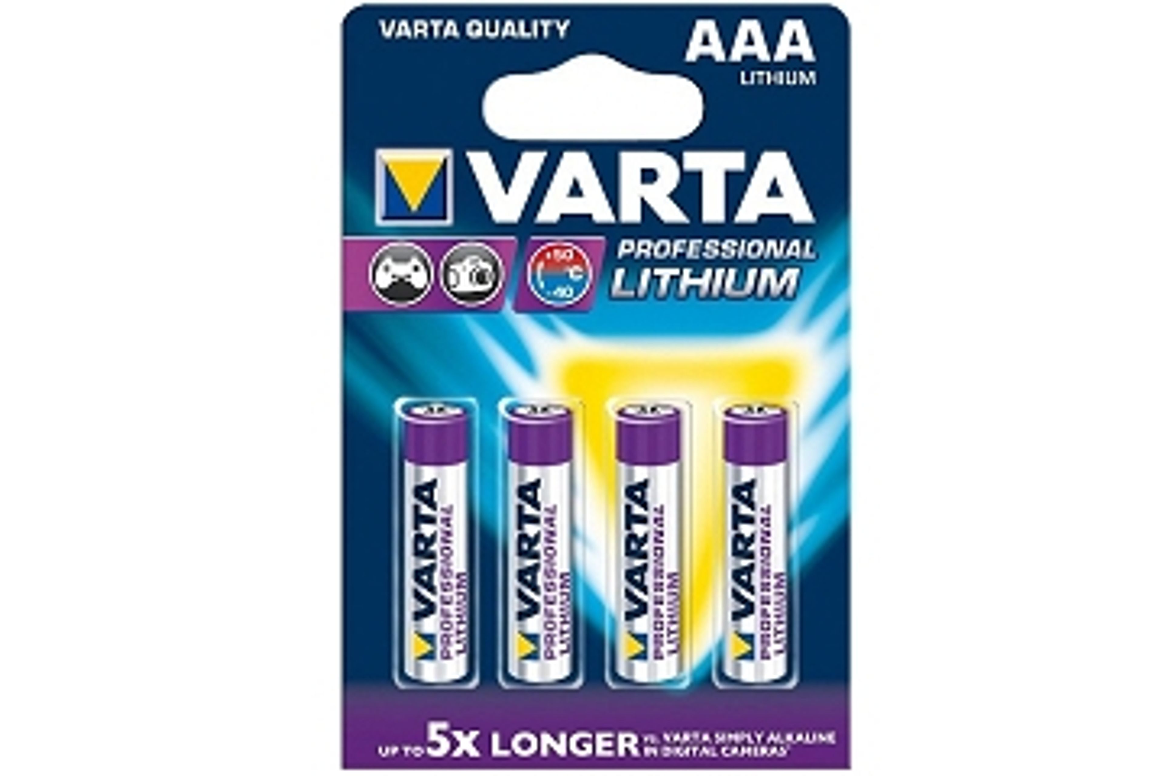 VARTA LITHIUM BATTERI 1,5V AAA