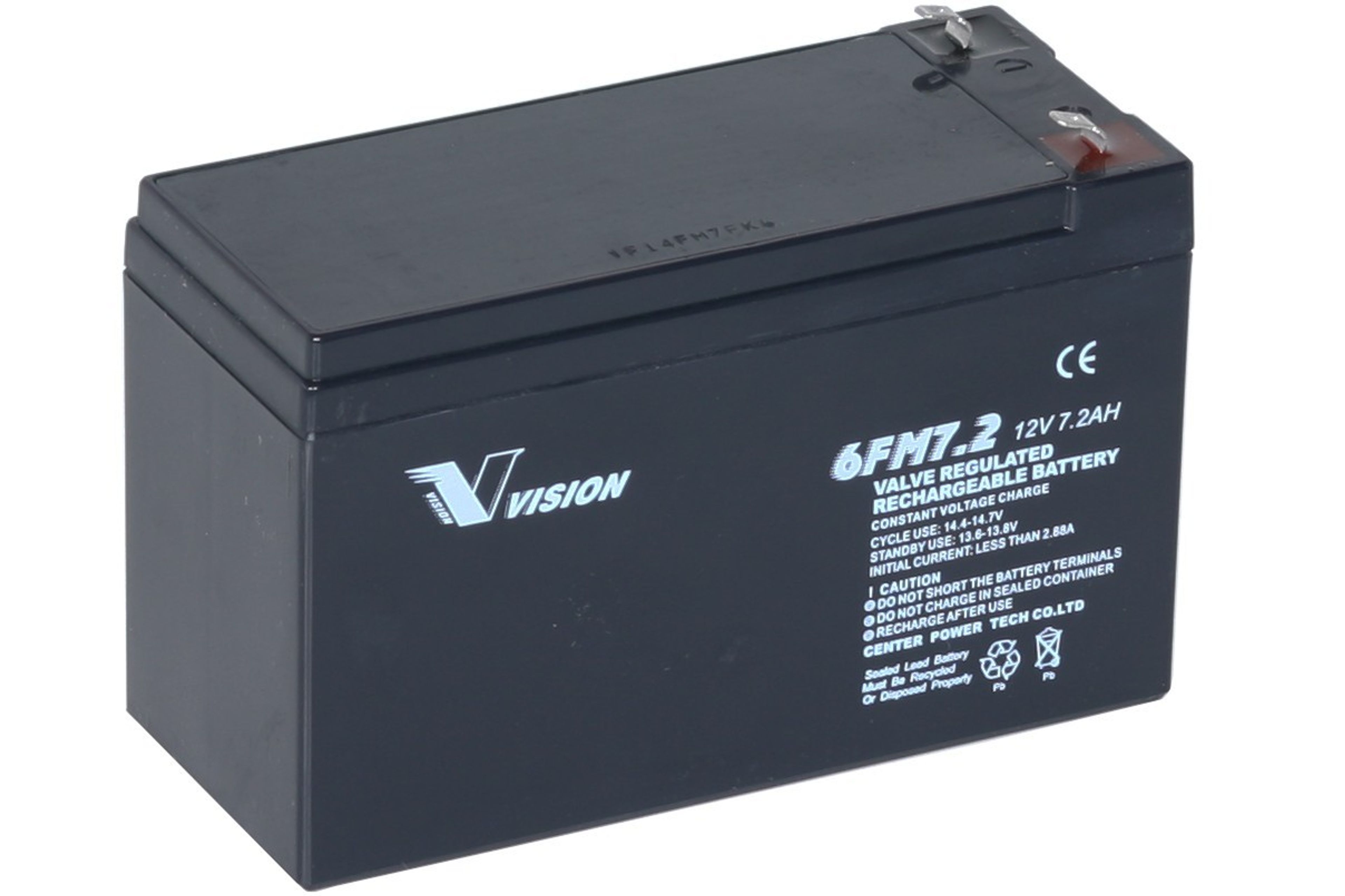 VISION FM-SERIE 12V 7,2AH AGM BATTERI