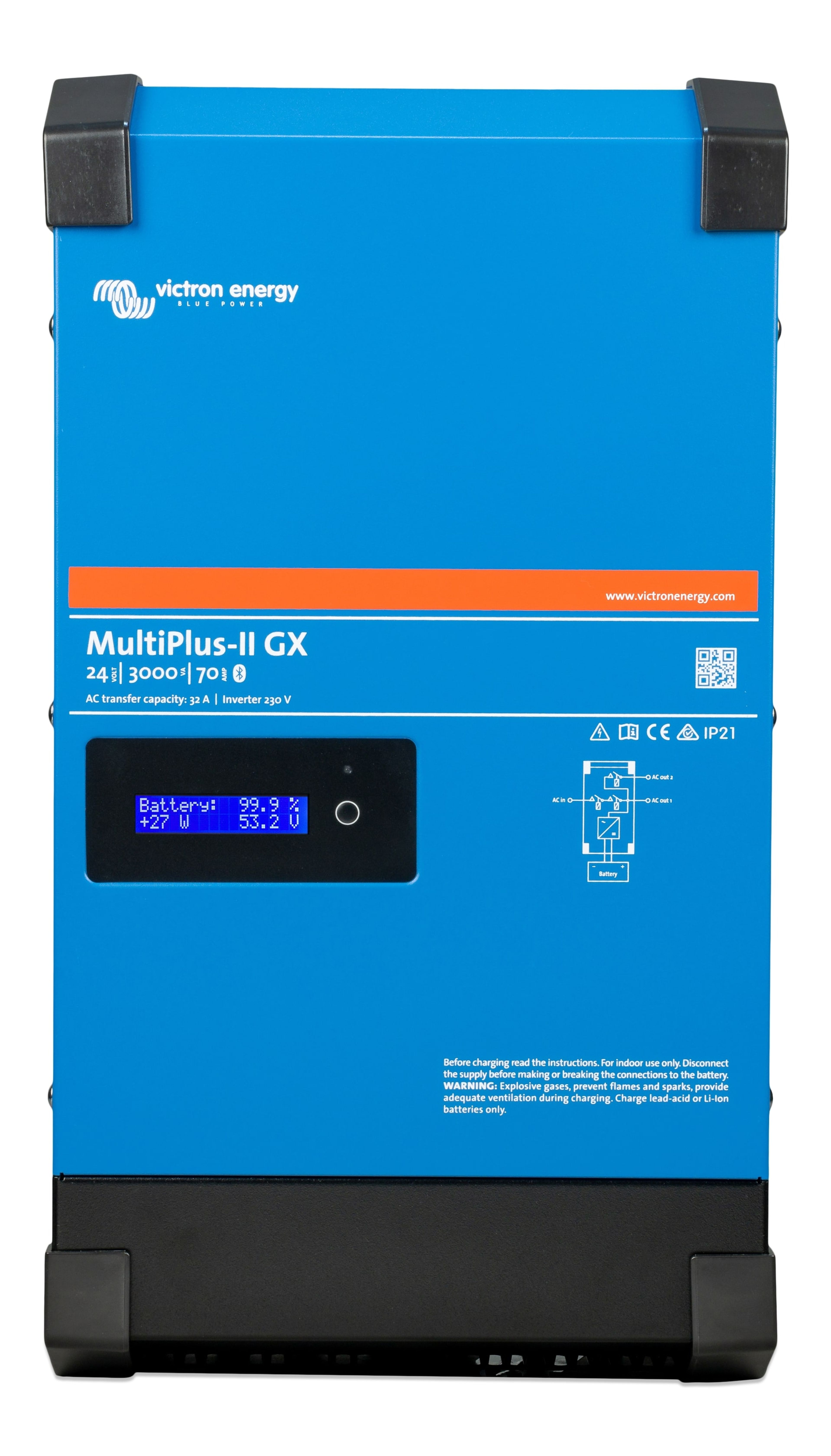 VICTRON MULTIPL INV/LAD 24V/3000W/70A GX