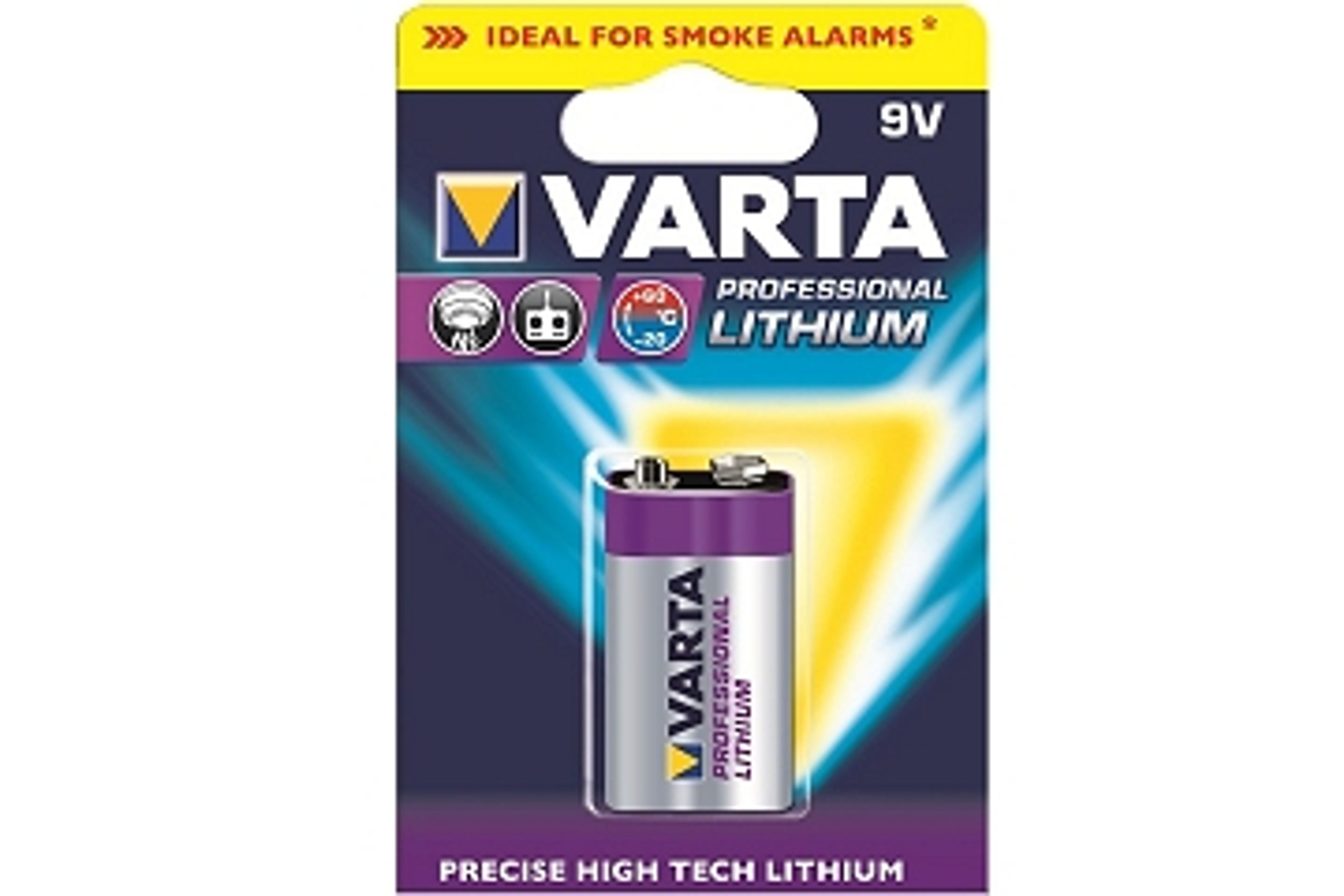 VARTA LITHIUM BATTERI 9 V
