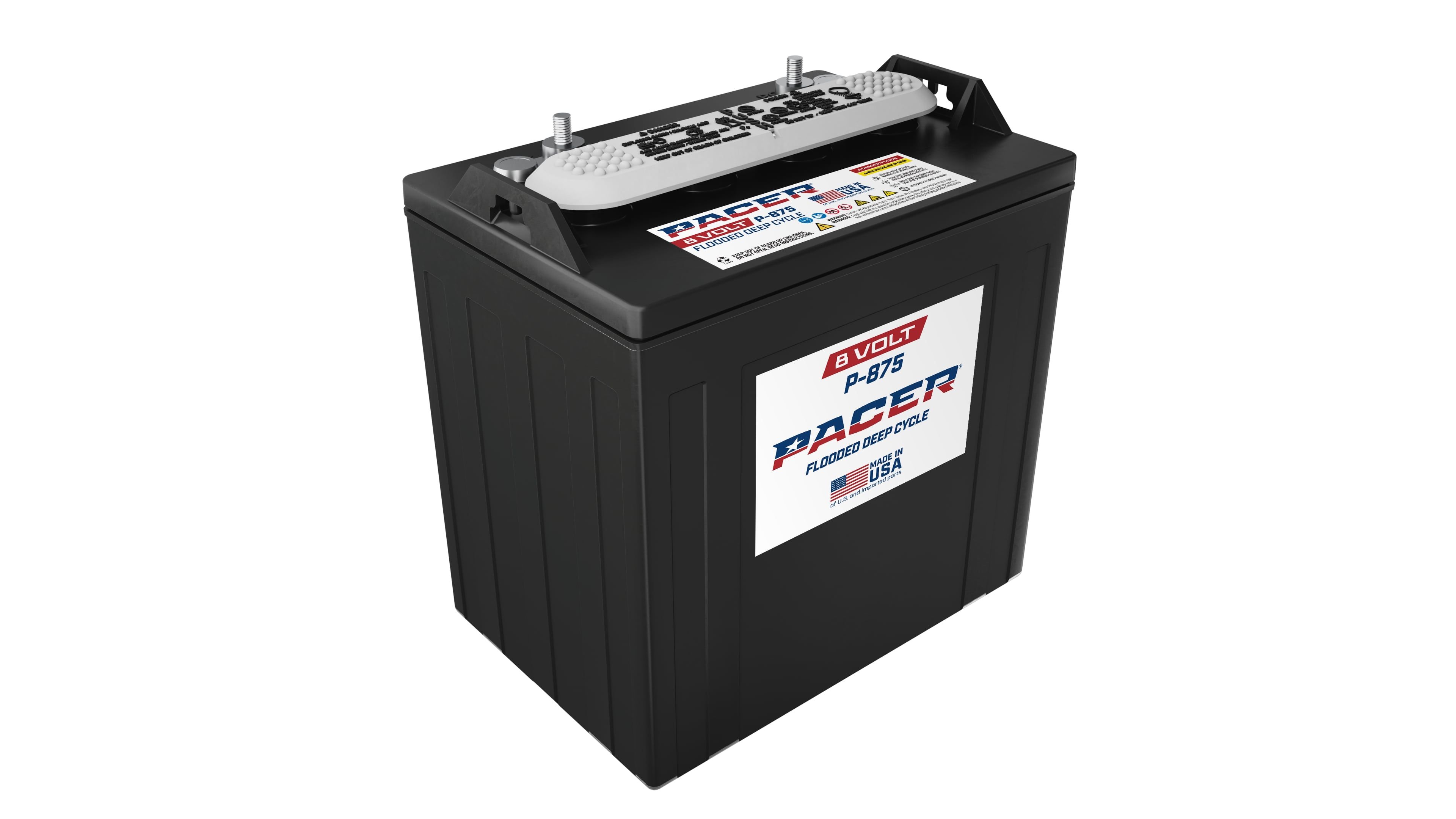 PACER BATTERI 8V 165AH LPT-GEVINDPOL