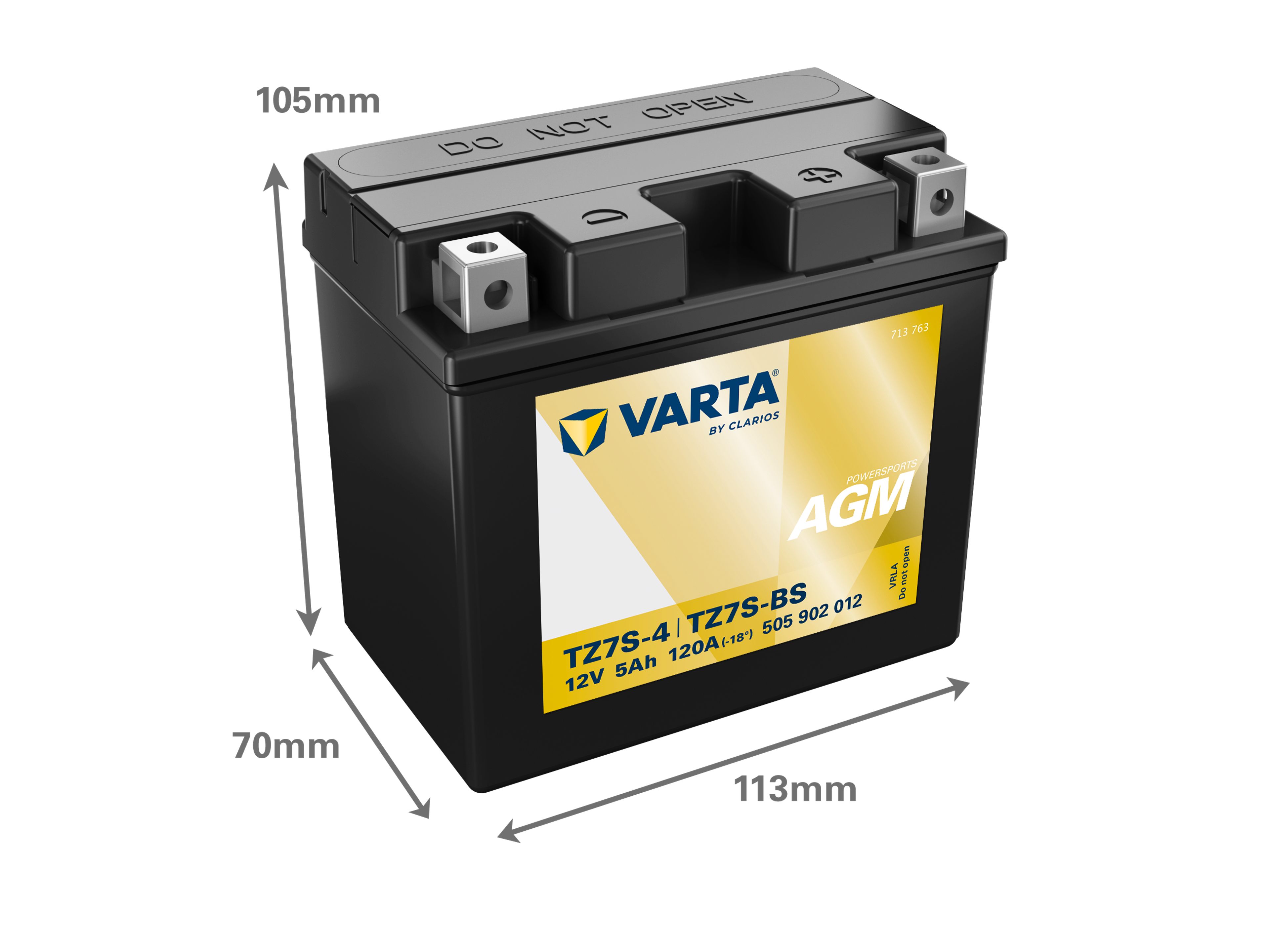 VARTA POWERSPORTS AGM 12V 5 AH