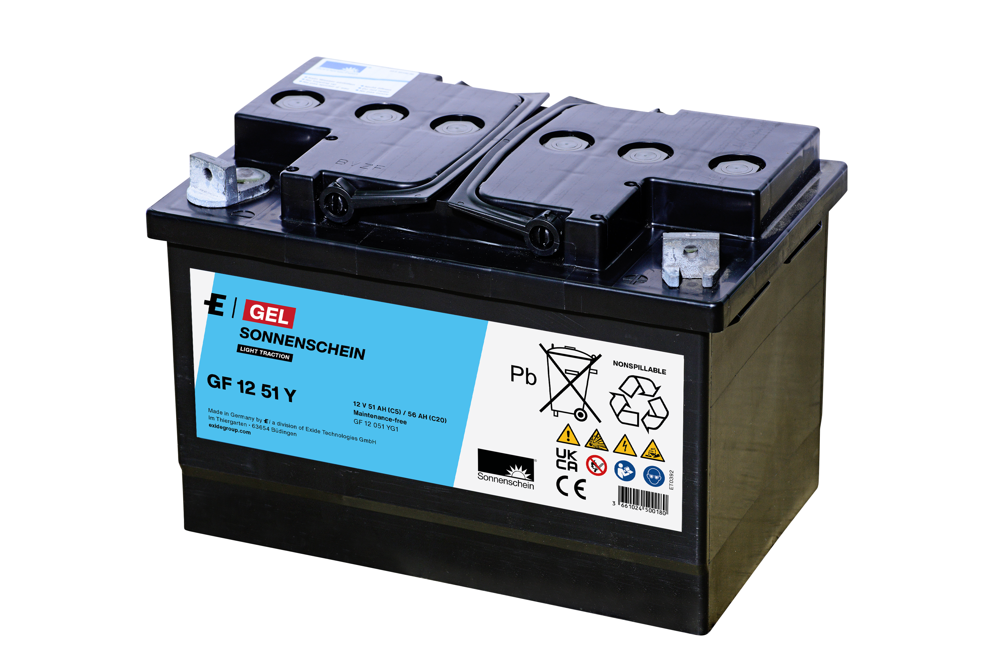 SONNENSCHEIN  BATTERI GF12 051YG-1