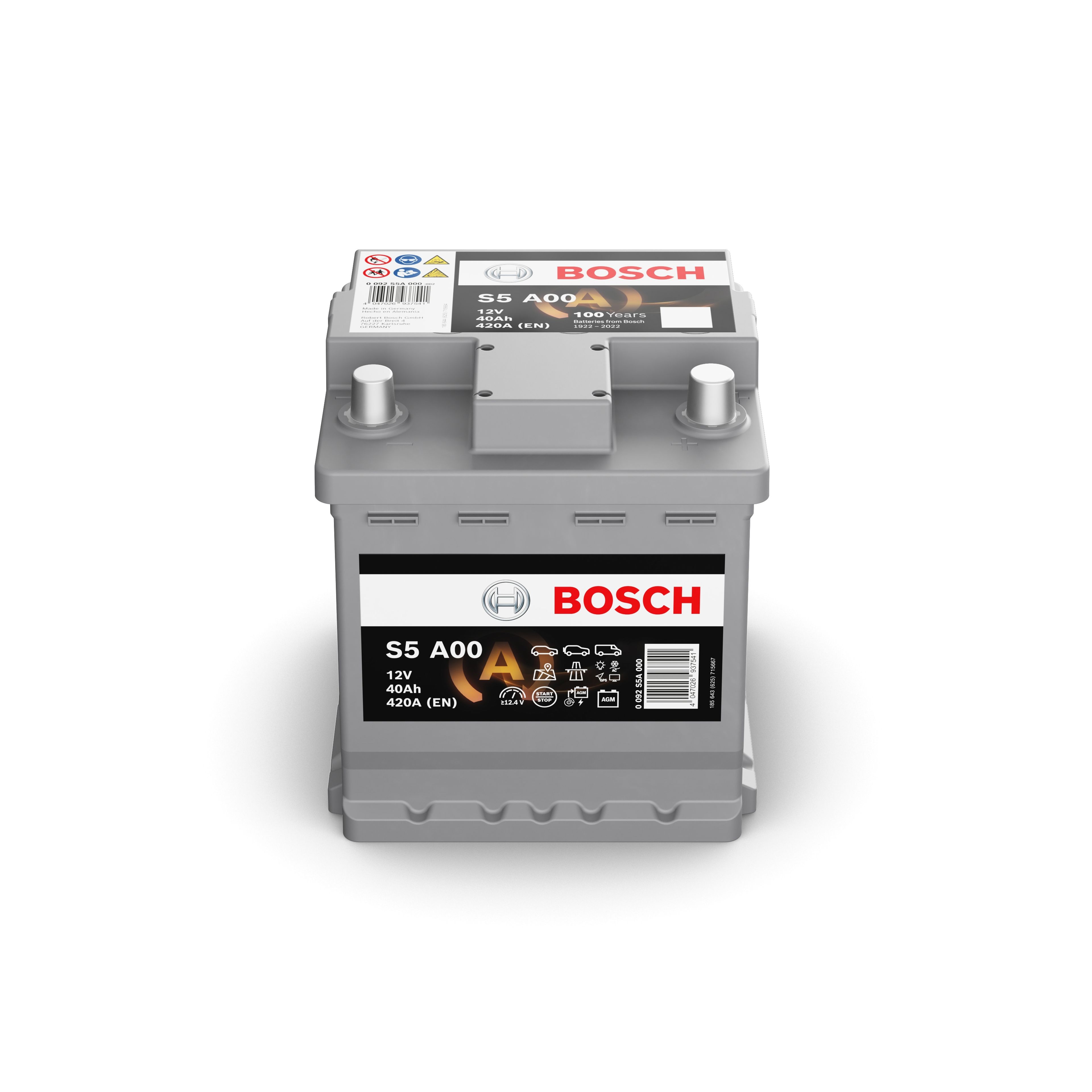 BOSCH BATTERI AGM START-STOP 12V 40 AH