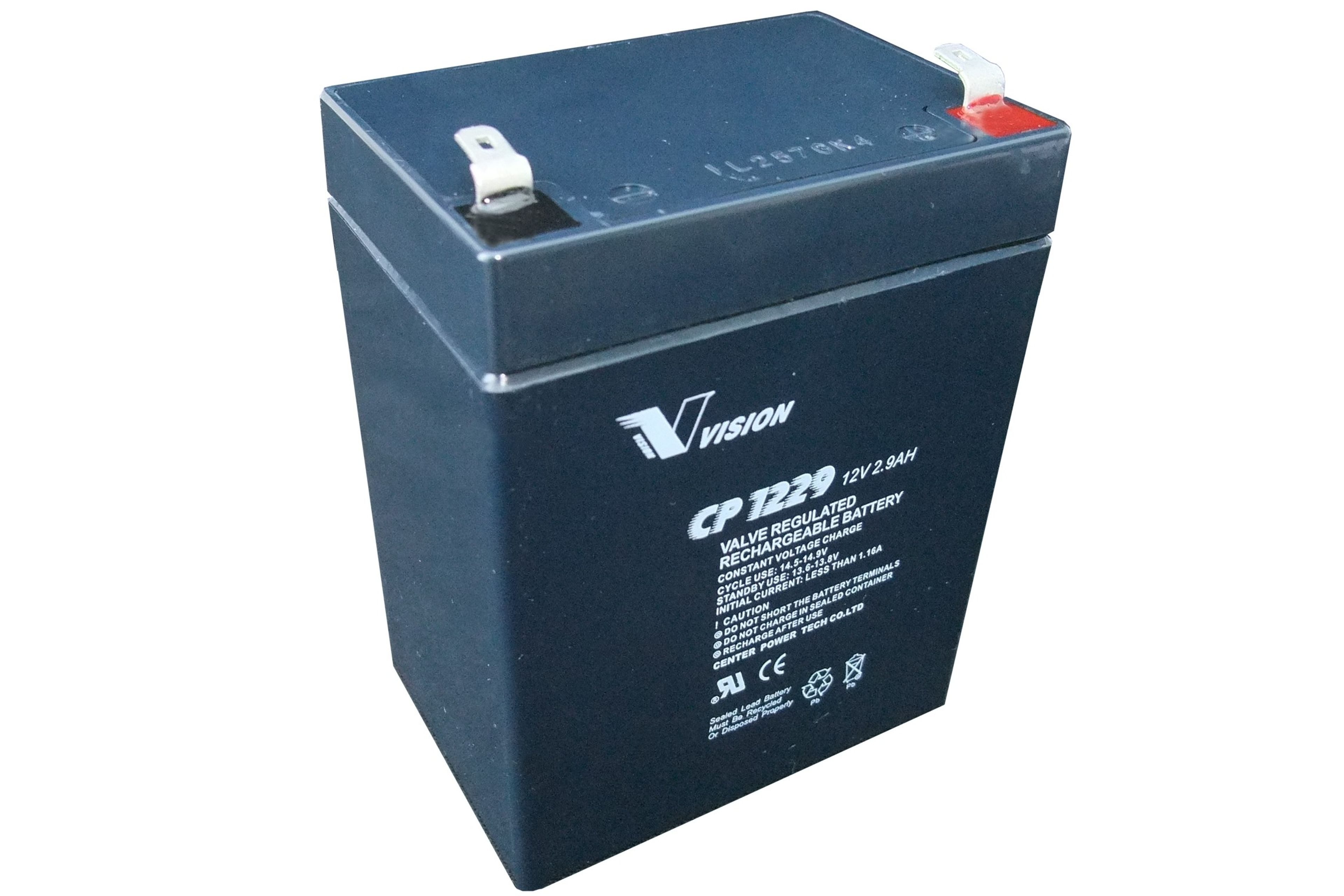 VISION CP-SERIE 12V 2,9AH AGM BATTERI