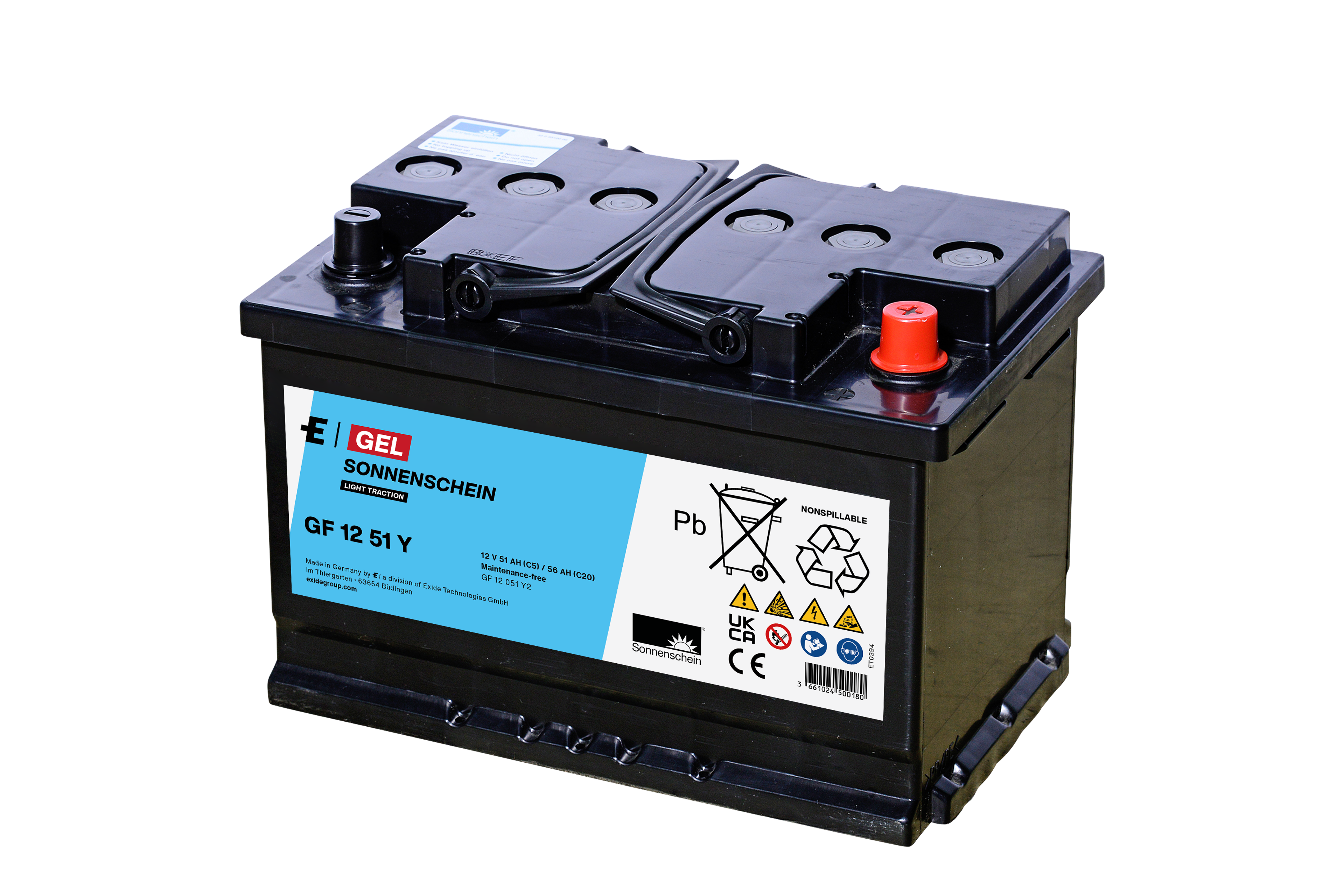SONNENSCHEIN BATTERI GF12 051Y-1 12V 51/5 & 56/20