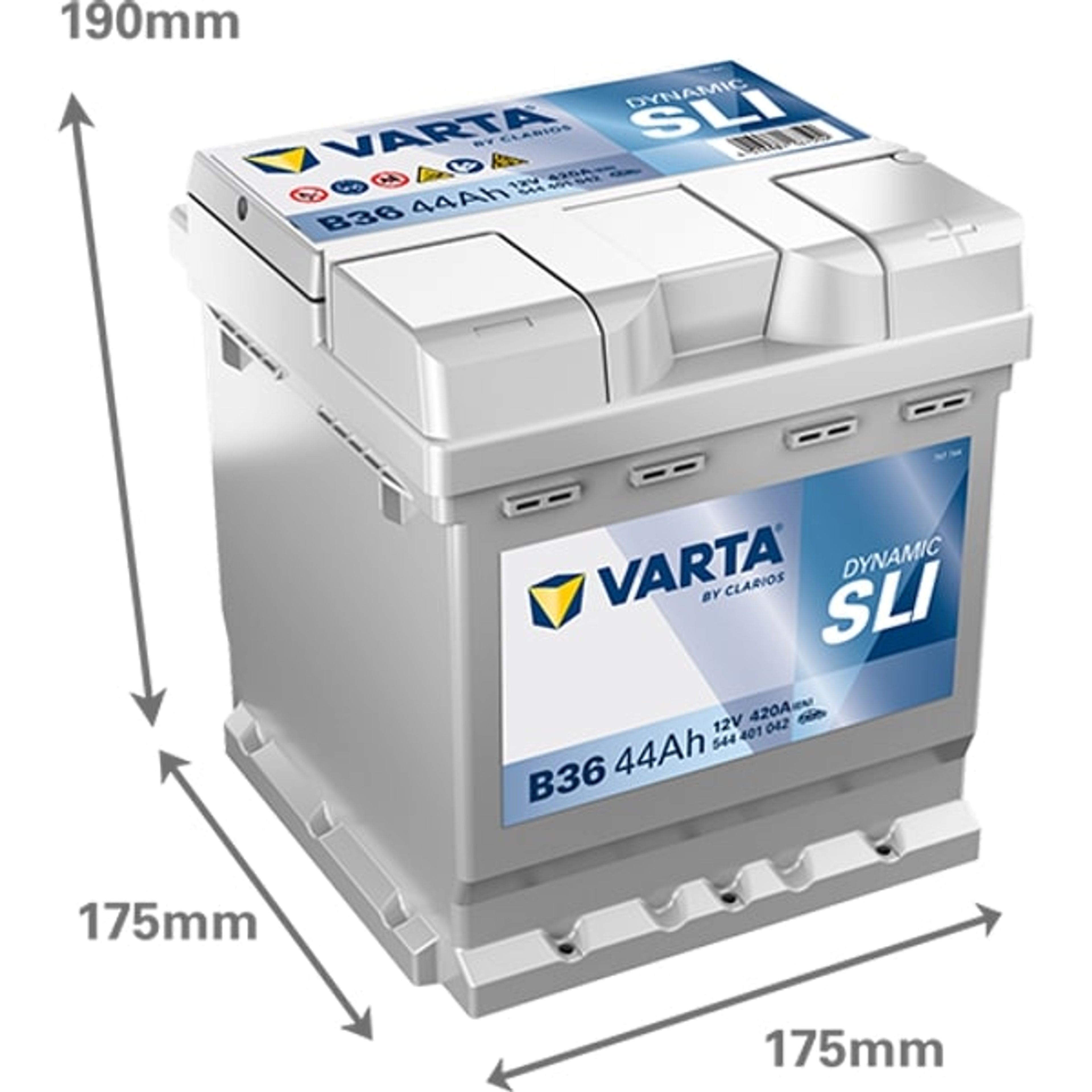 VARTA BATTERI BLUE DYNAMIC 12V 44 AH