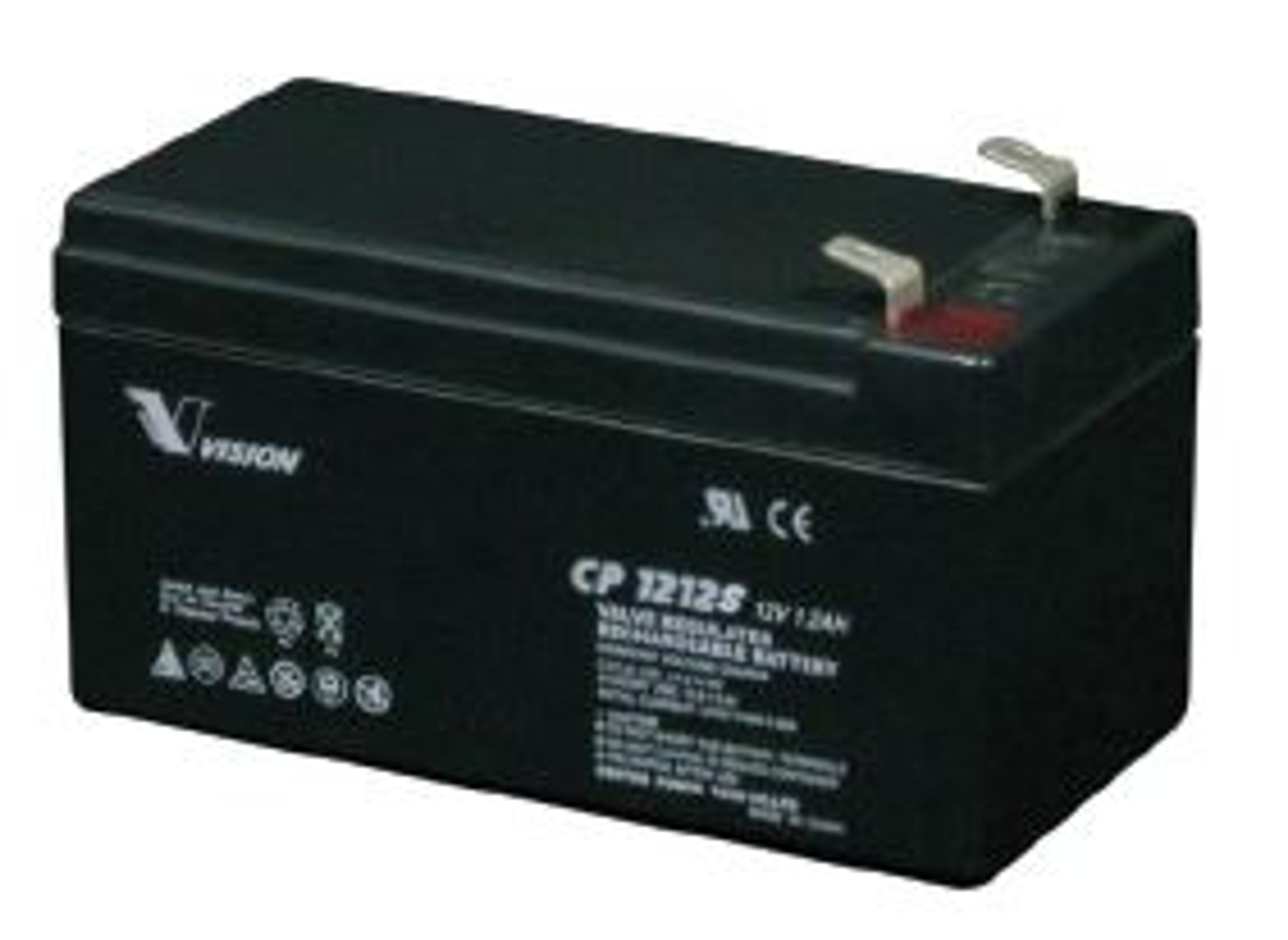 VISION CP-SERIE 12V 1,2AH AGM BATTERI