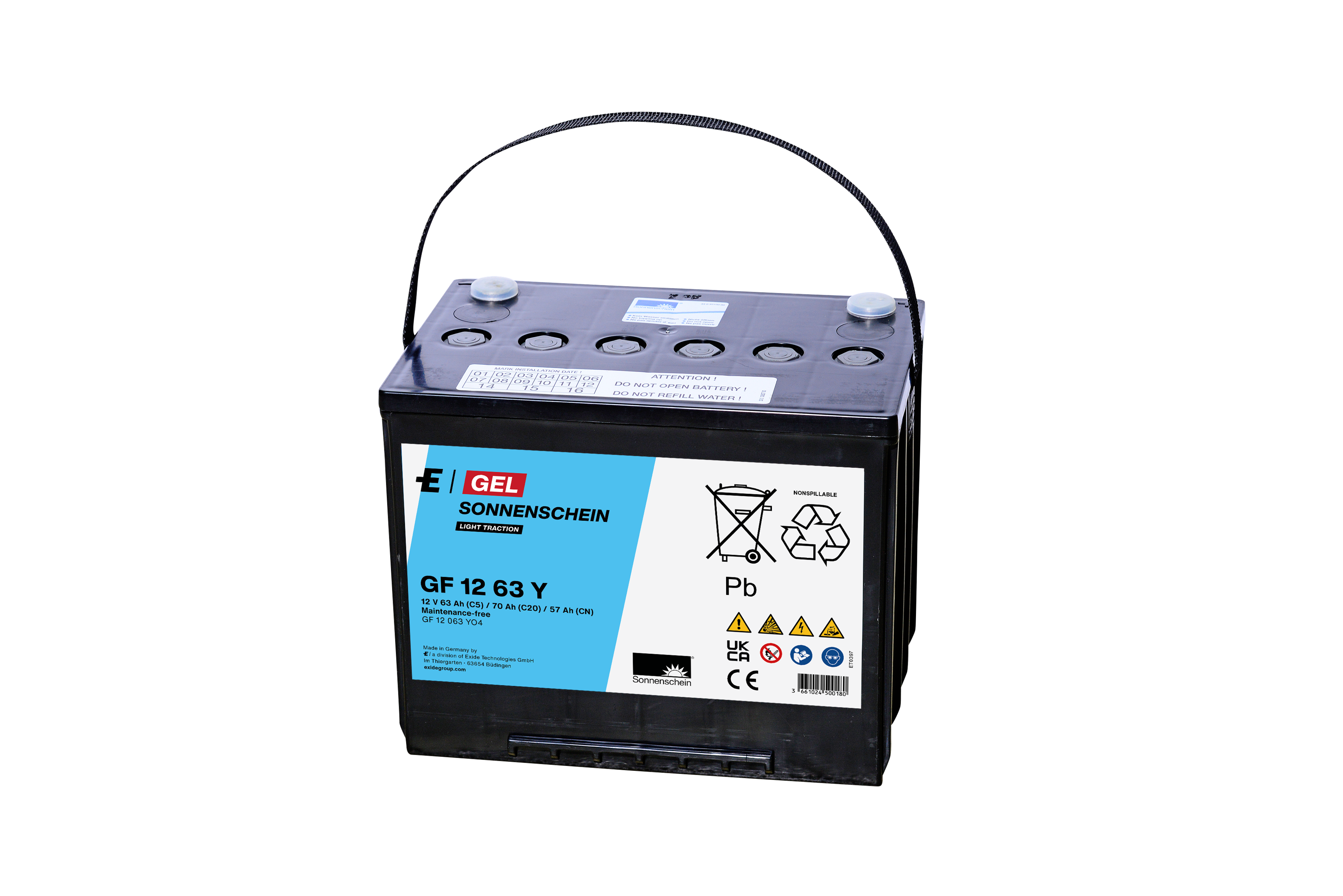 SONNENSCHEIN  BATTERI GF12 063Y