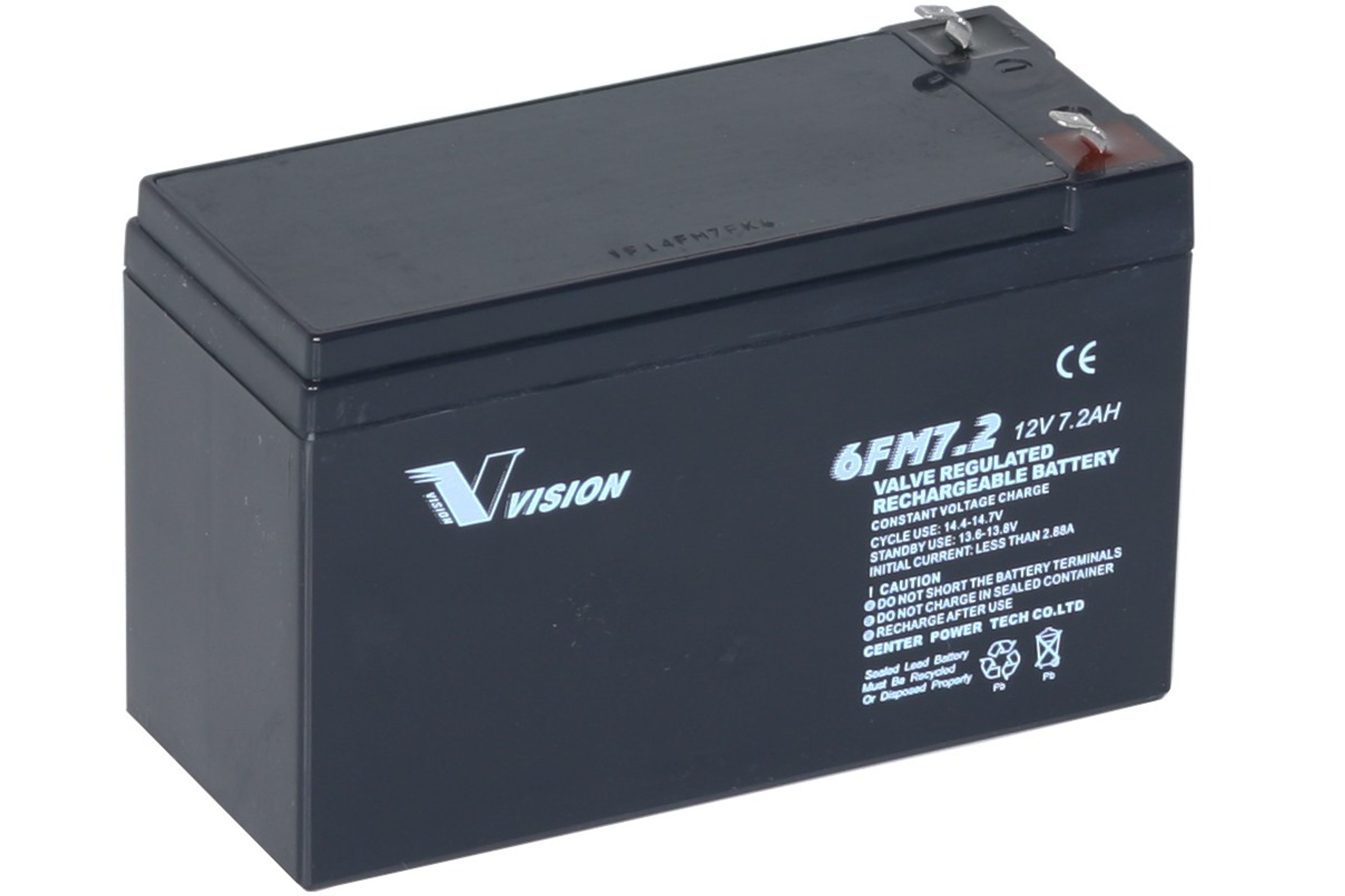 VISION FM-SERIE 12V 7,2AH AGM BATTERI
