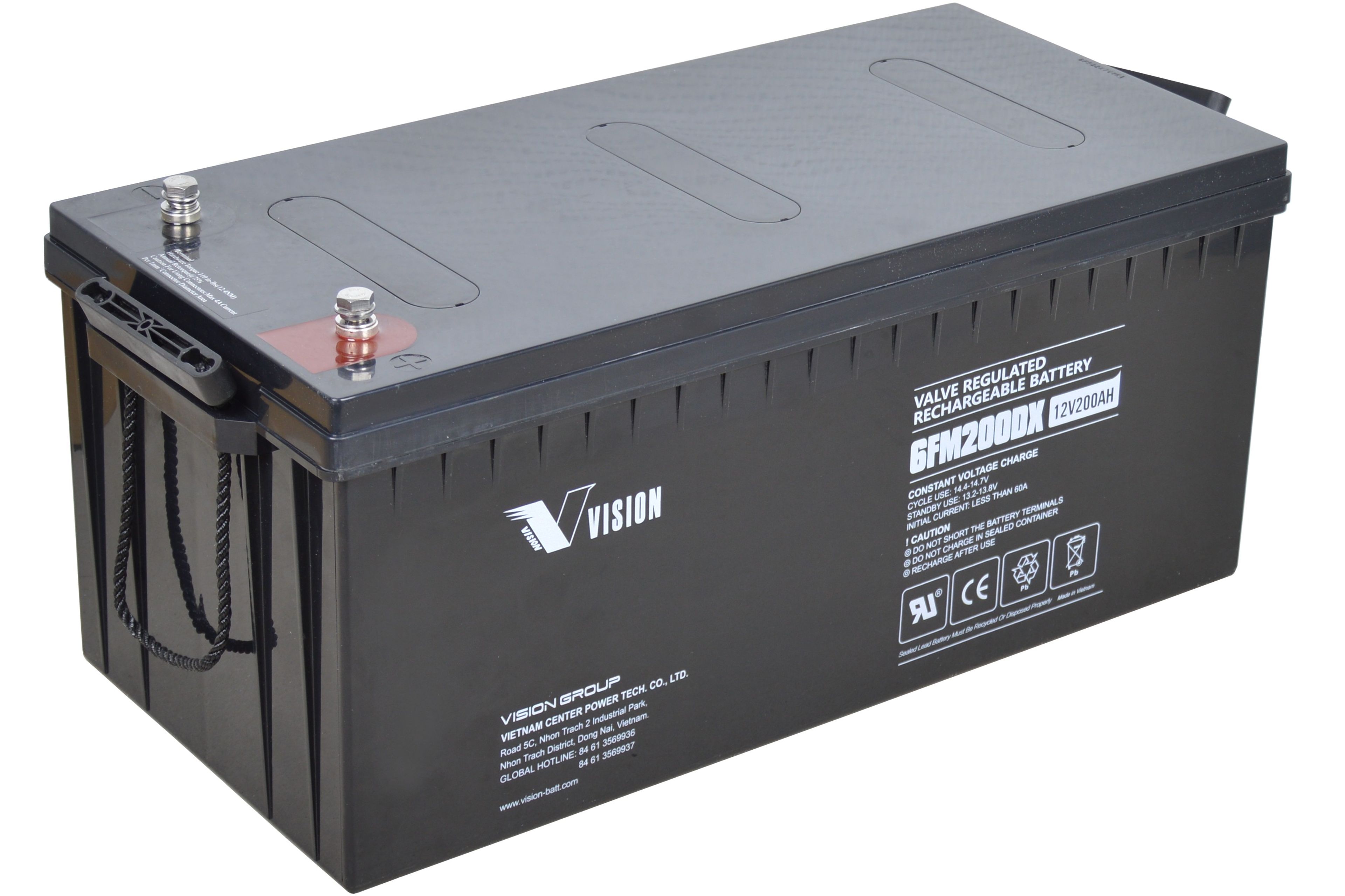 VISION FM-SERIE 12V 200AH AGM BATTERI