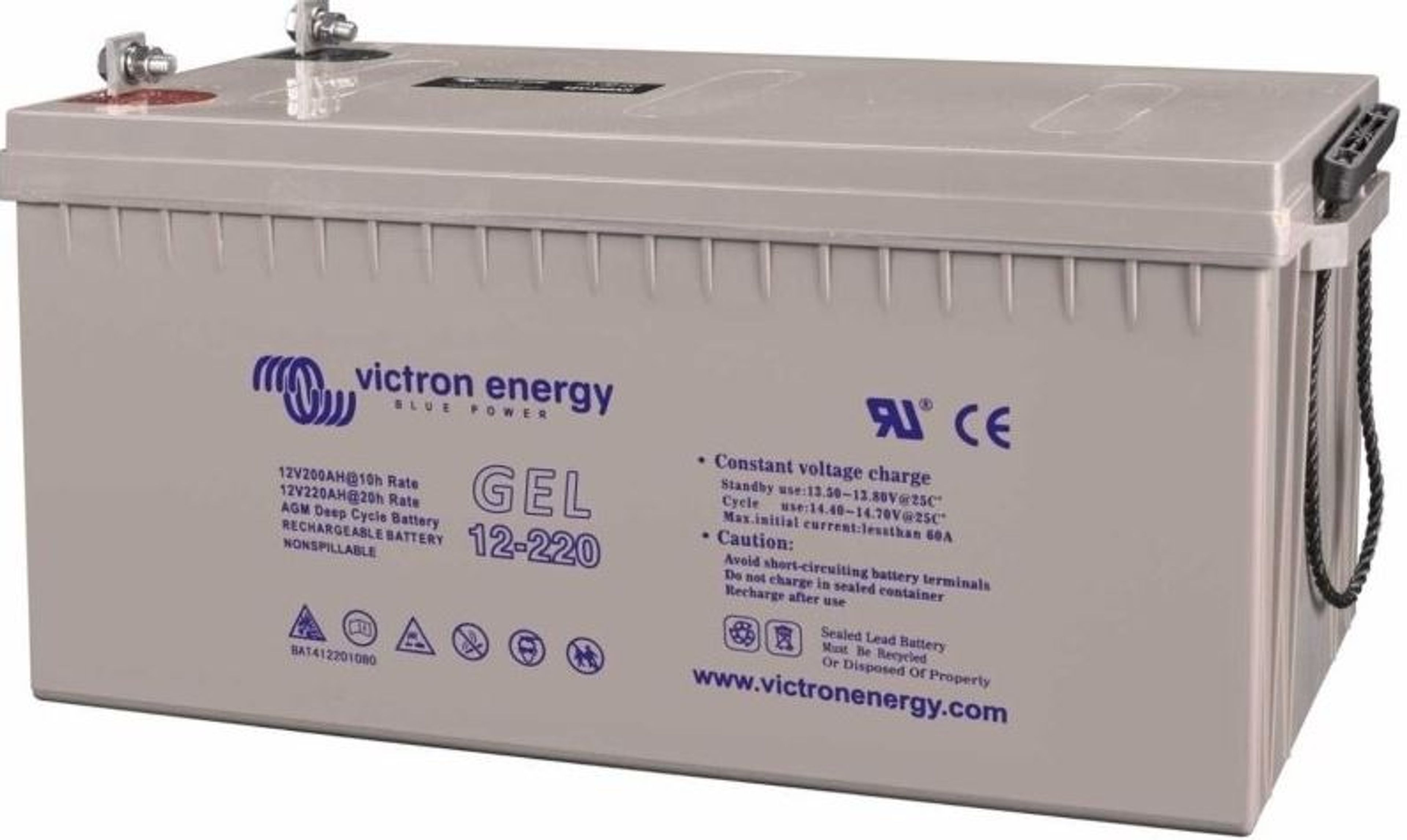 VICTRON 12V 220AH GEL DEEP CYCLE BATTERI
