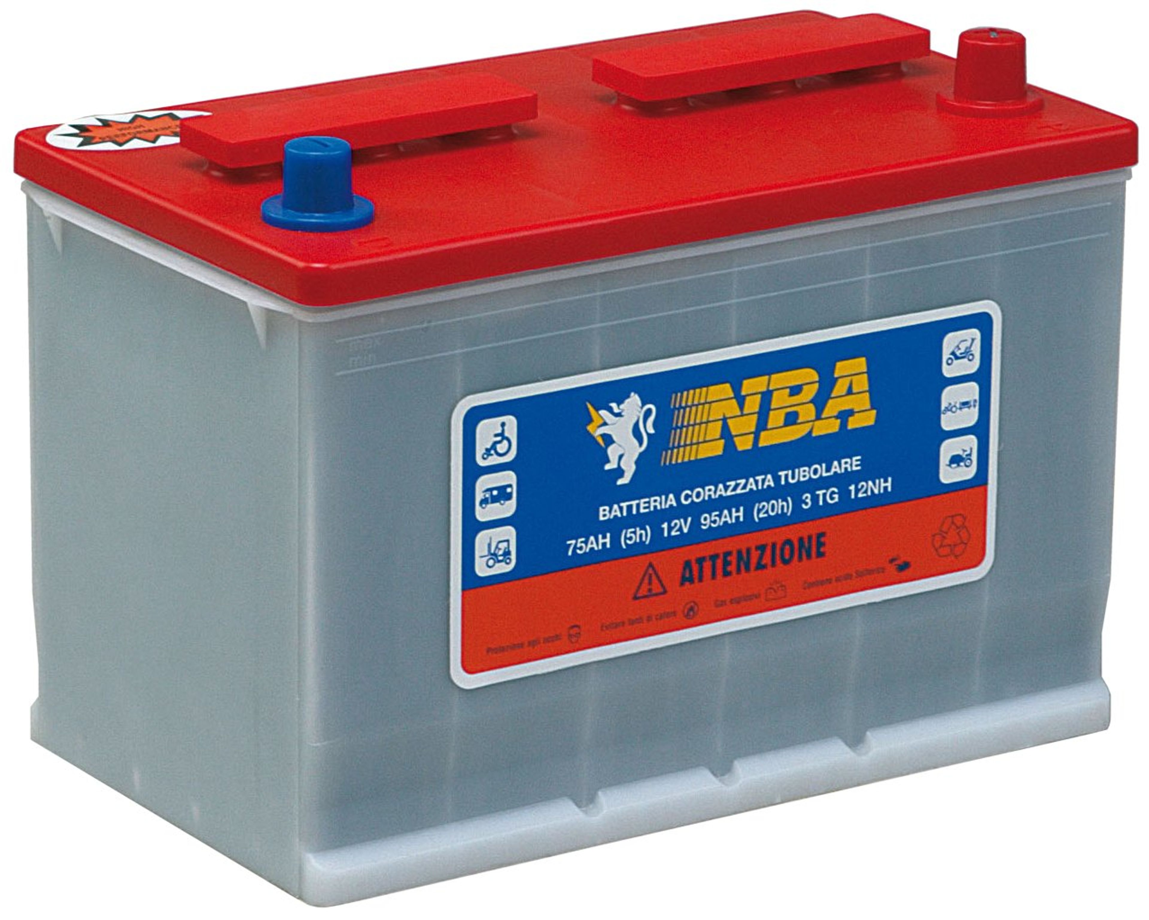 DANBRIT RØRPLADE BATTERI 95 AH