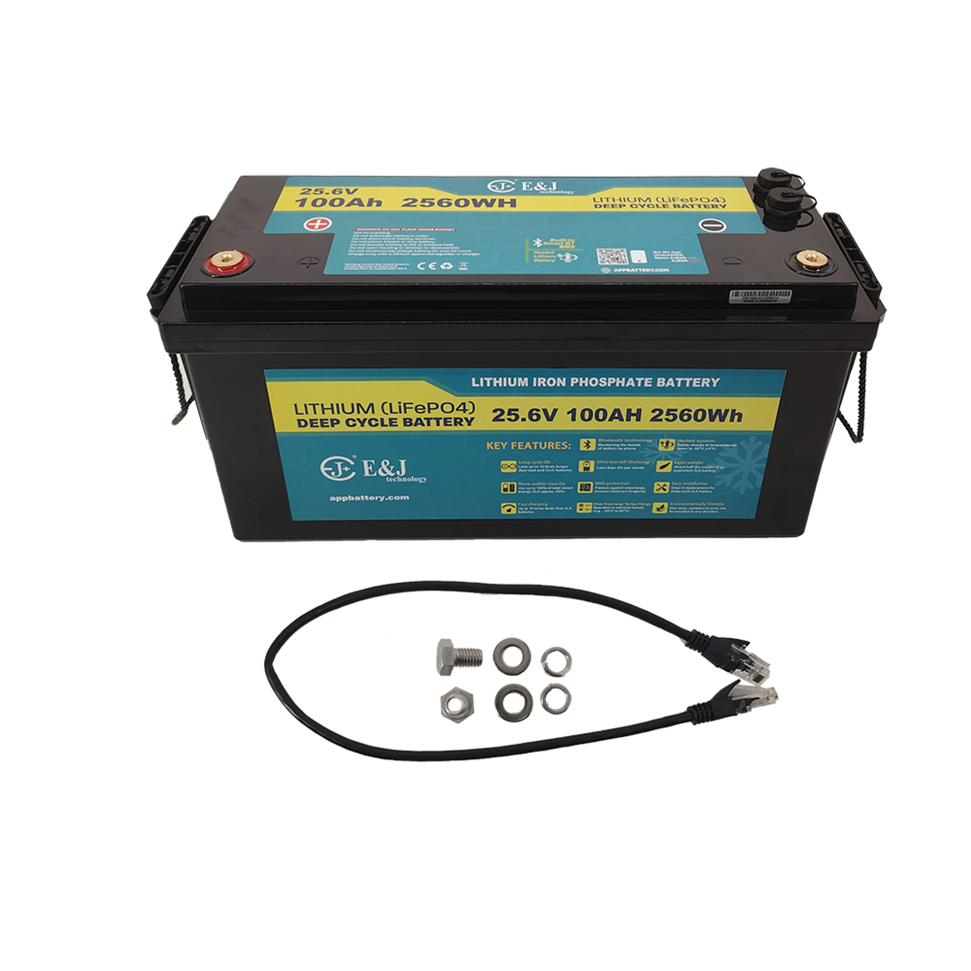 E&J LITHIUM 24V 100AH BT & HEAT