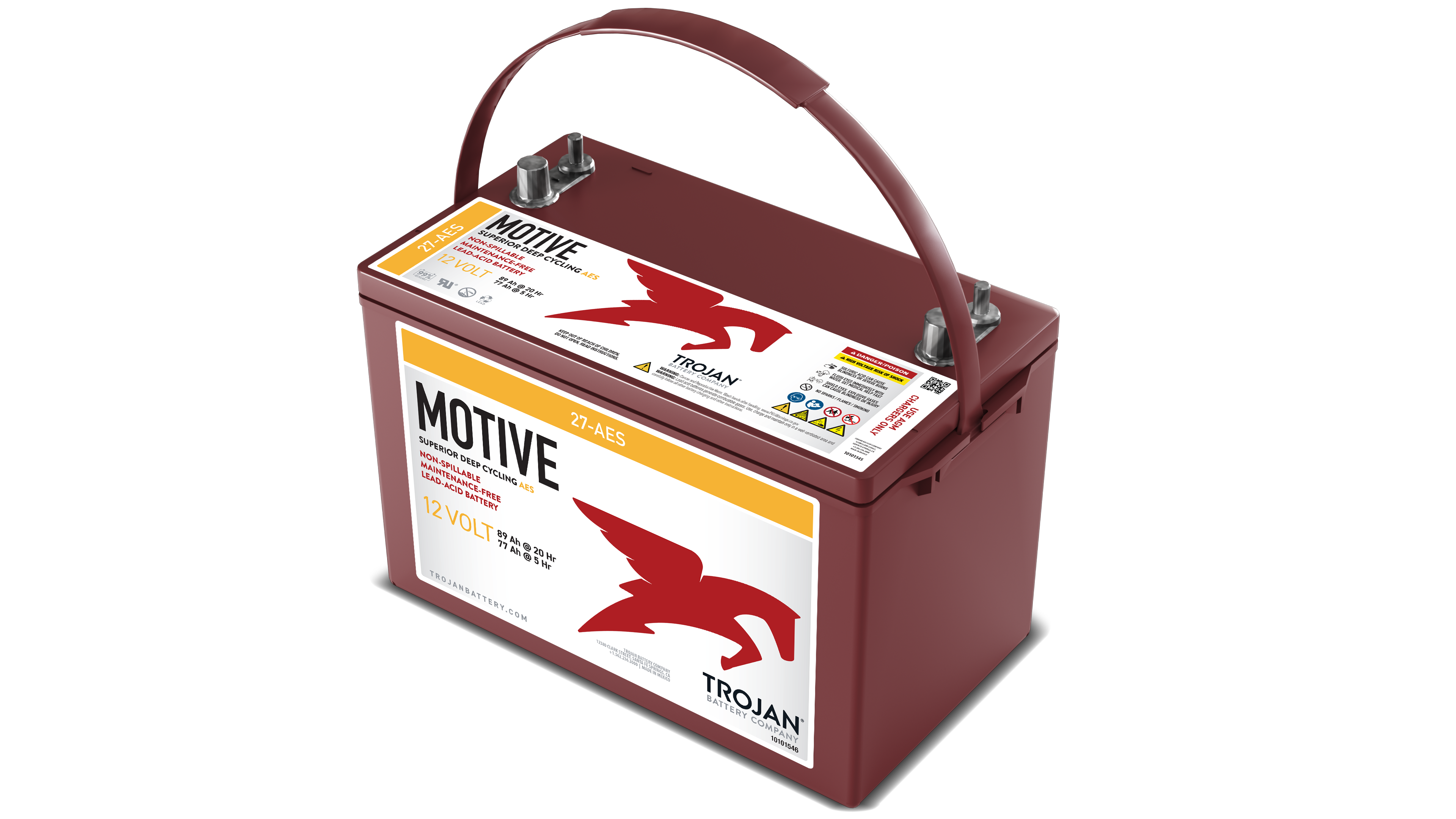 TROJAN AES AGM BATTERI 12V 89AH POL DT