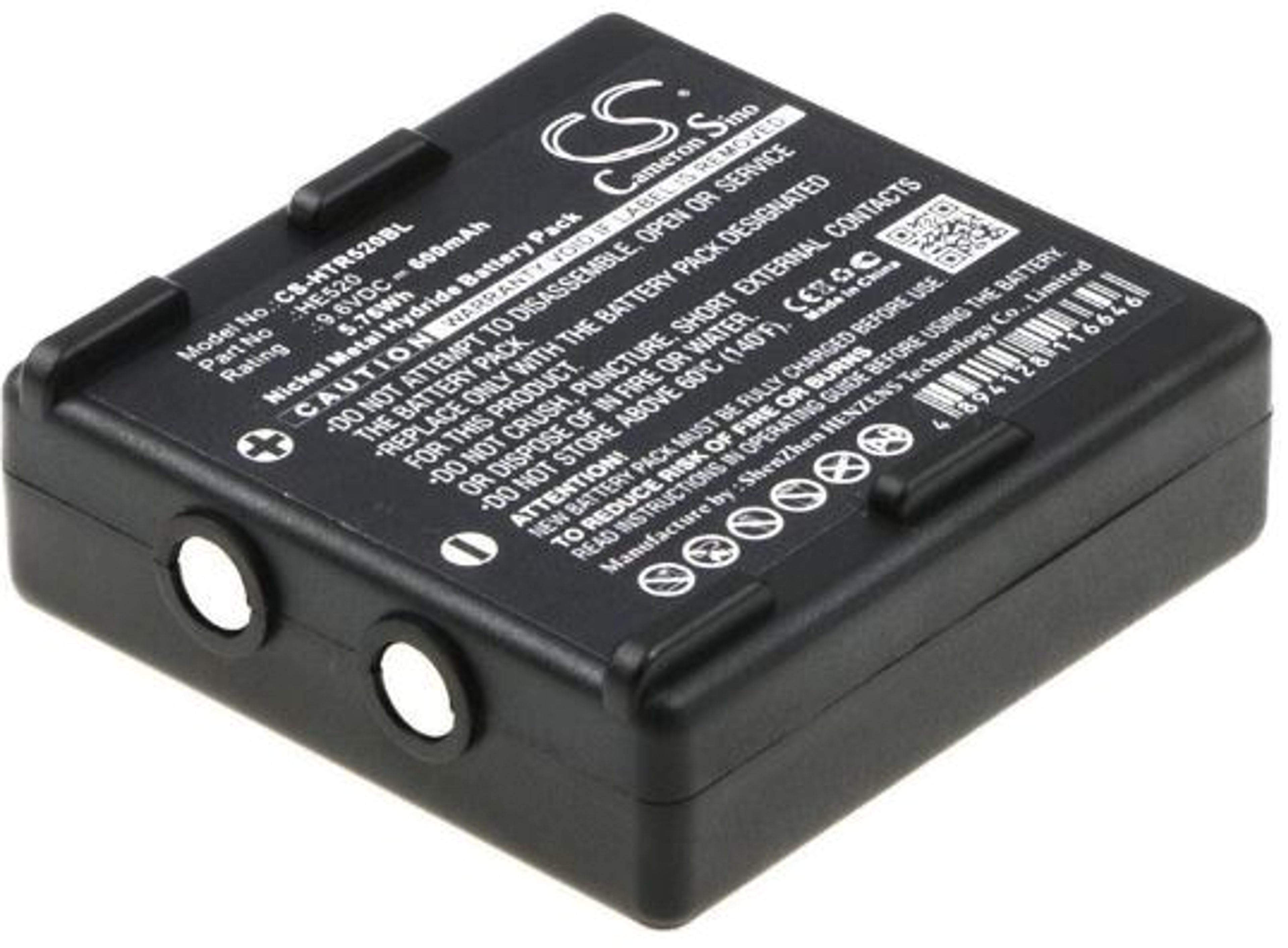 KRAN BATTERI M 9,6V 600MAH 5,76WH