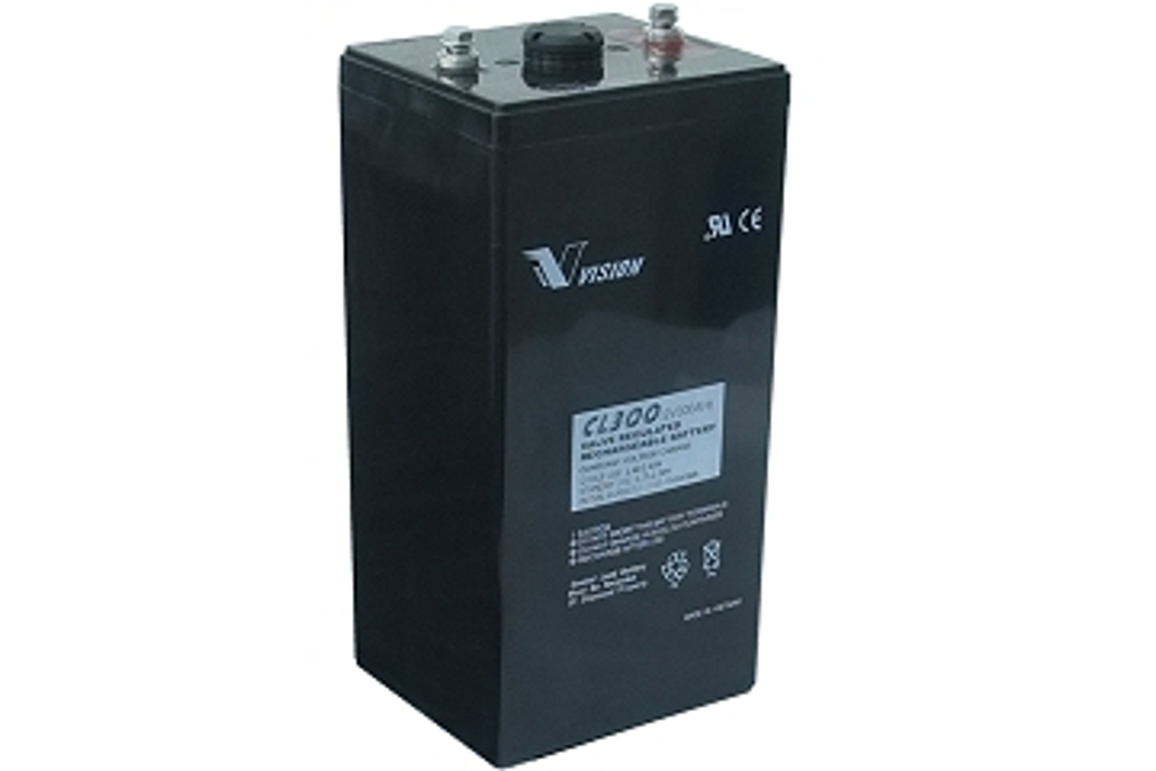 VISION BATTERI 2V 300AH AGM CELLE