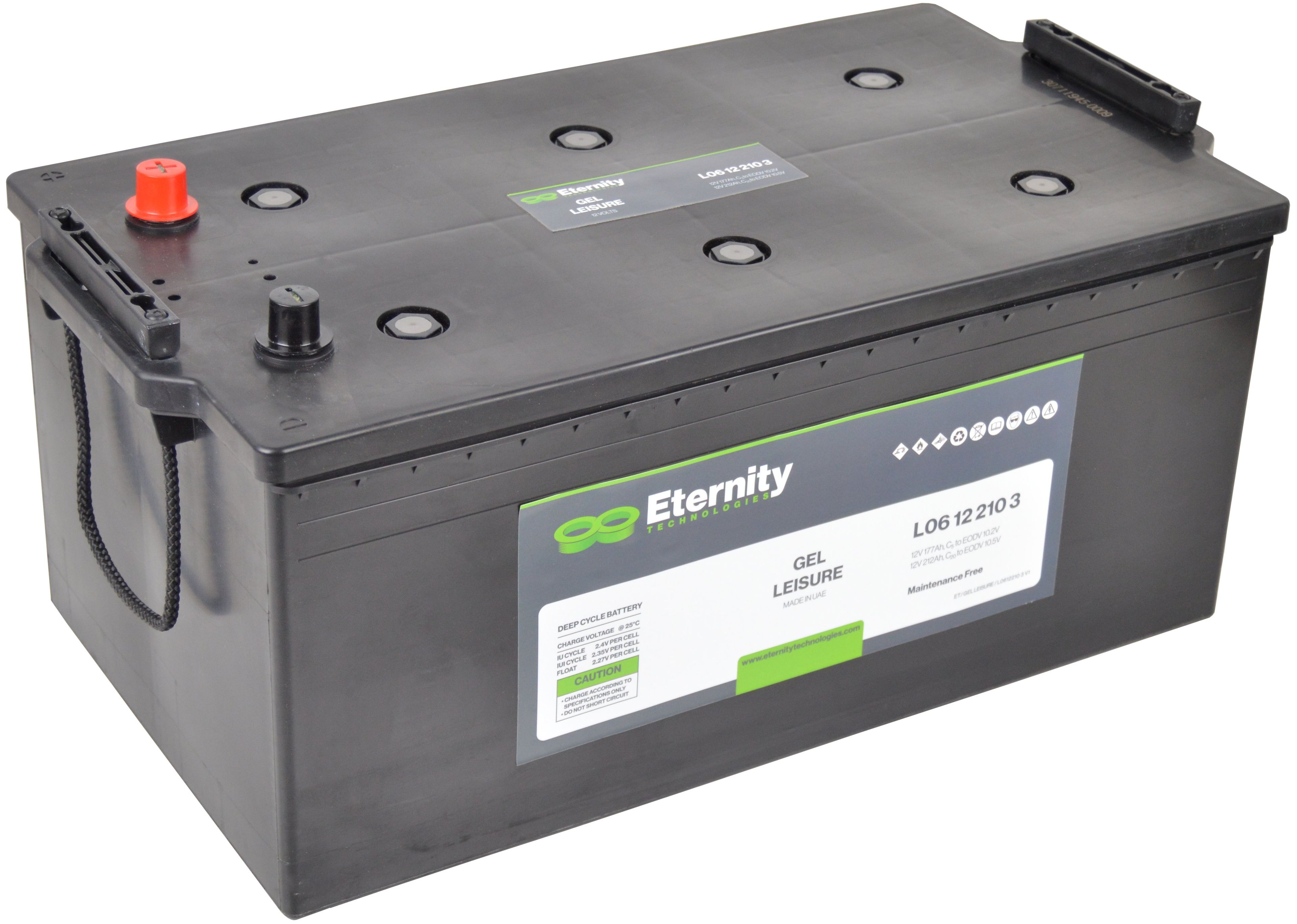 ETERNITY GELE BATTERI 12V 212AH 20/H