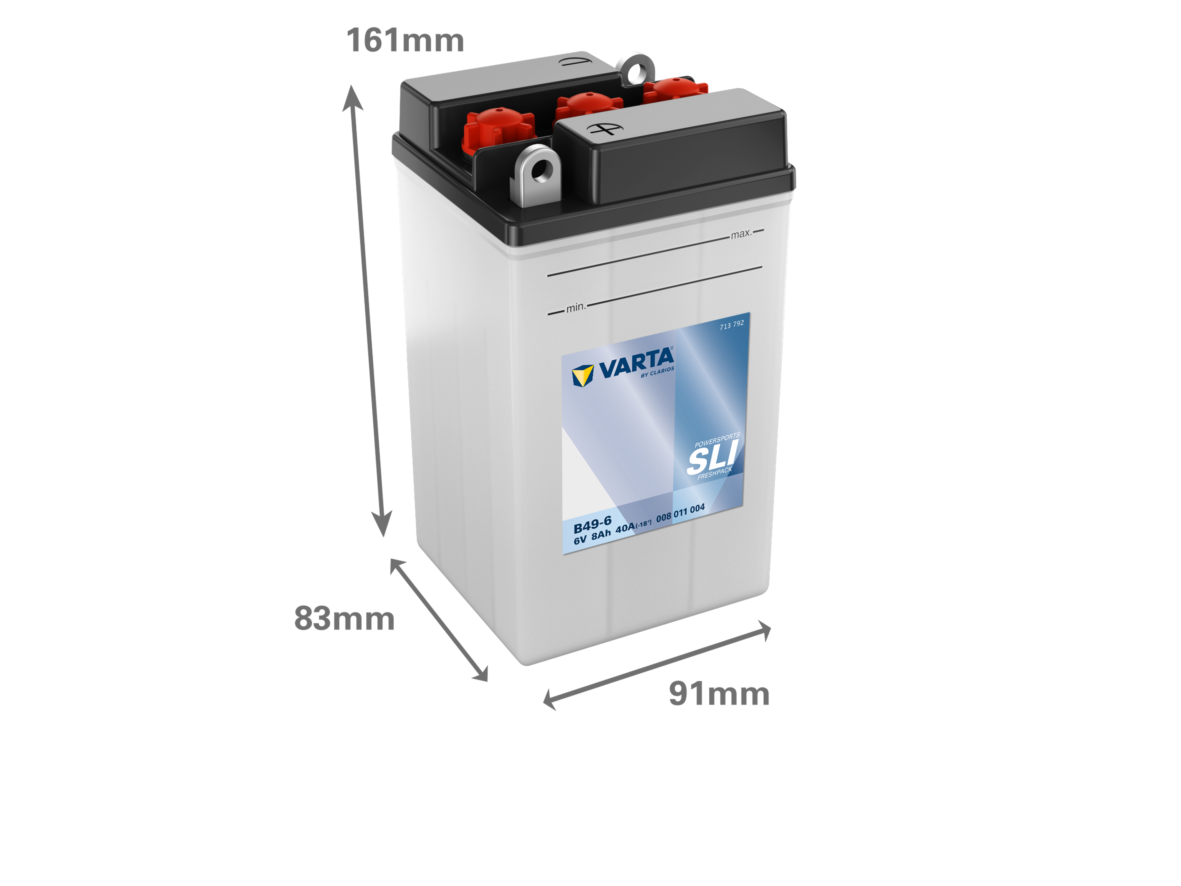 VARTA POWERSPORTS FRESHPACK 6V 8AH