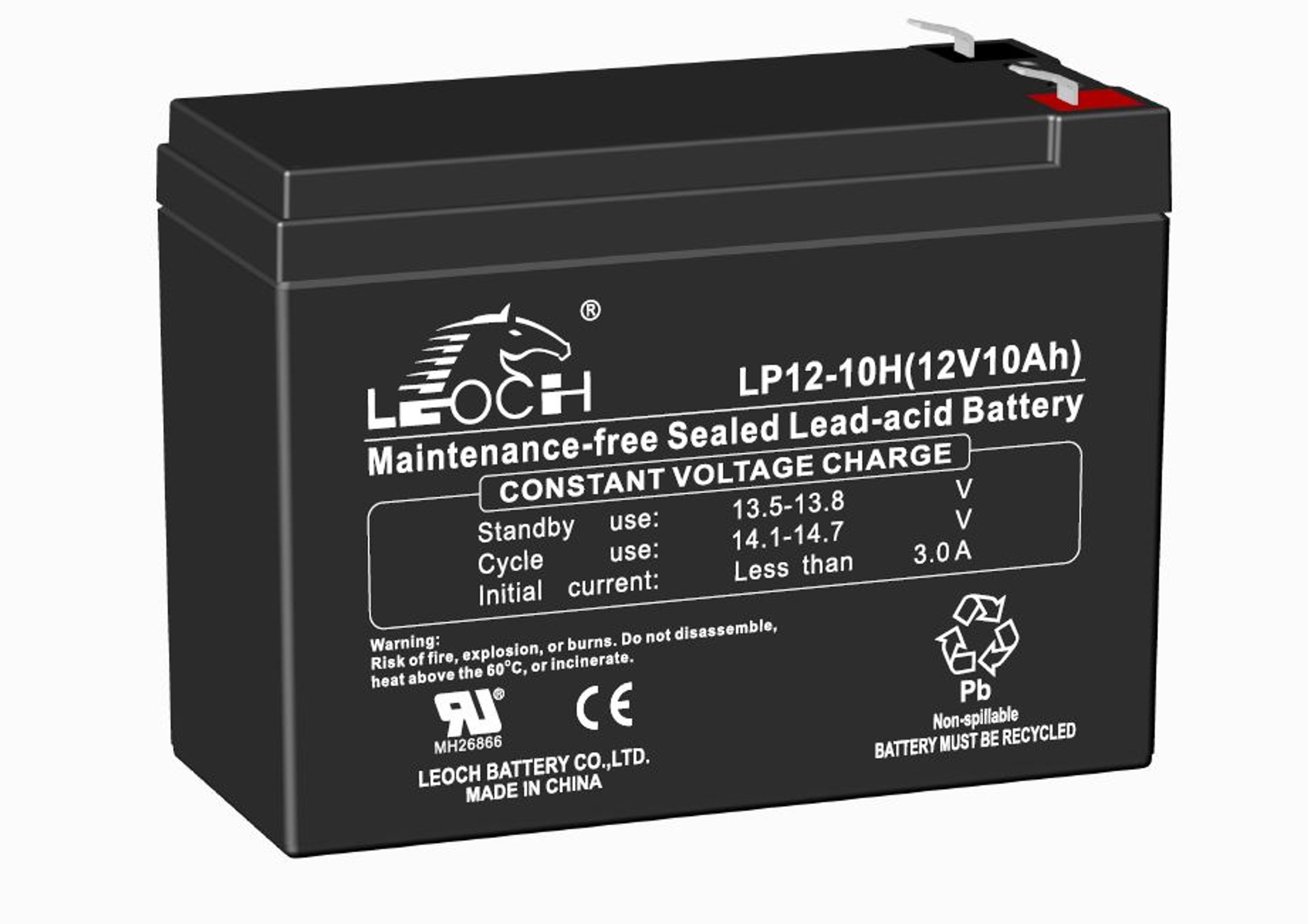 VISION CP-SERIE 12V 10AH AGM BATTERI