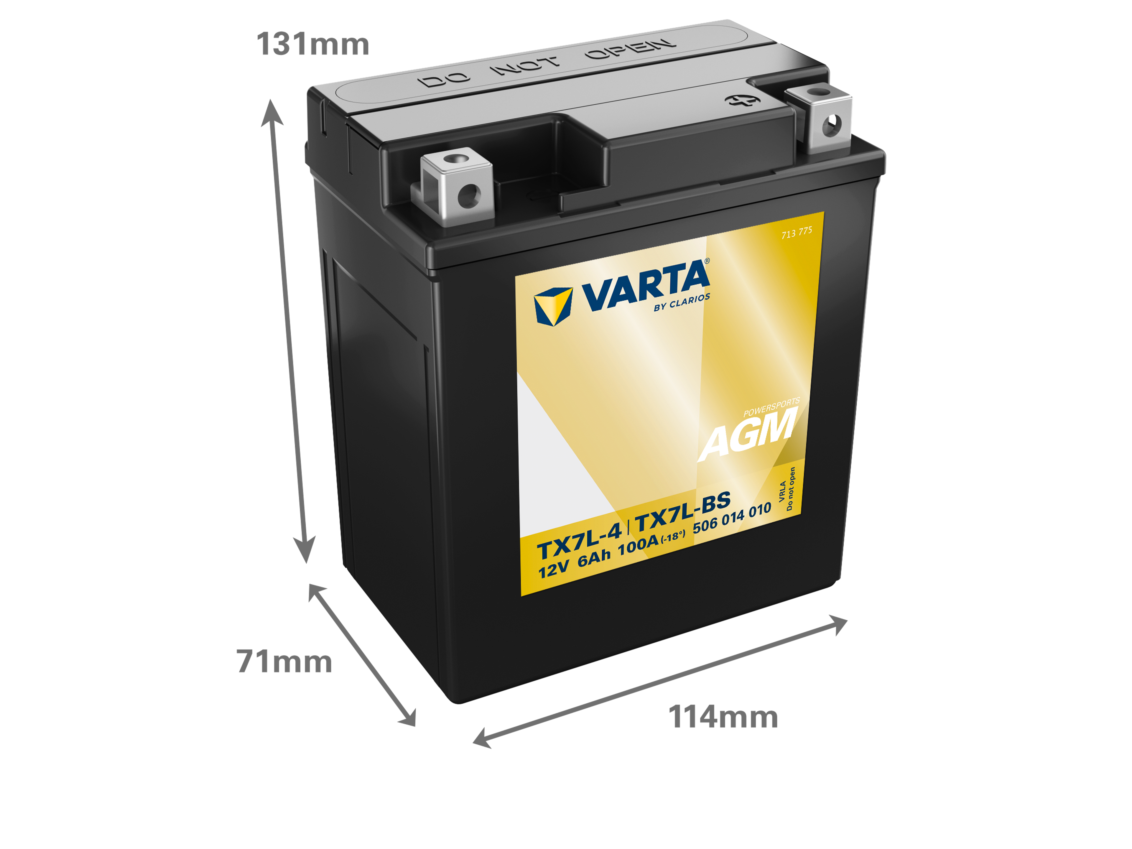 VARTA POWERSPORTS AGM 12V 6 AH