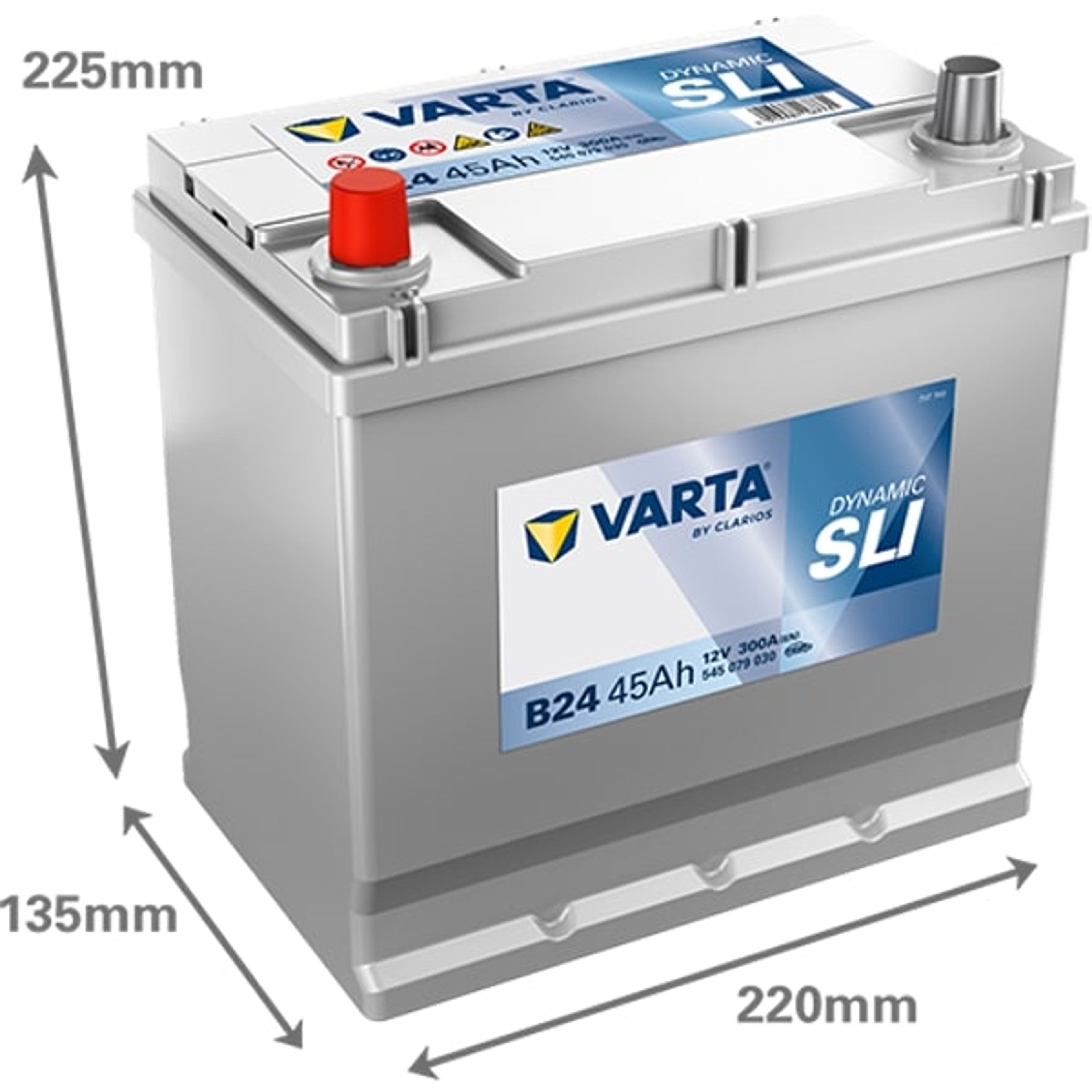 VARTA BATTERI BLACK DYNAMIC 12V 45 AH