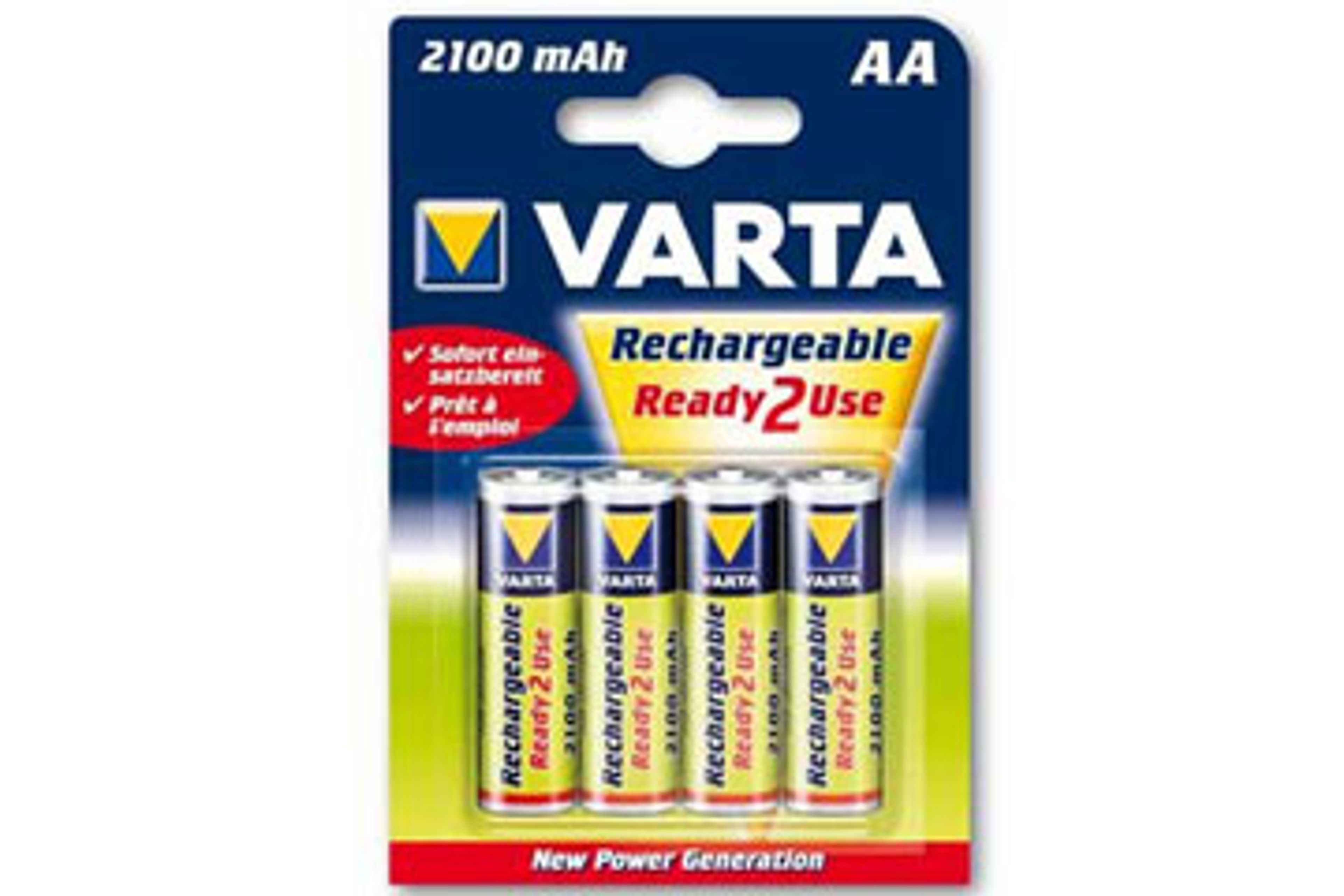 VARTA GENOPLADELIGT BATTERI 1,2V AA