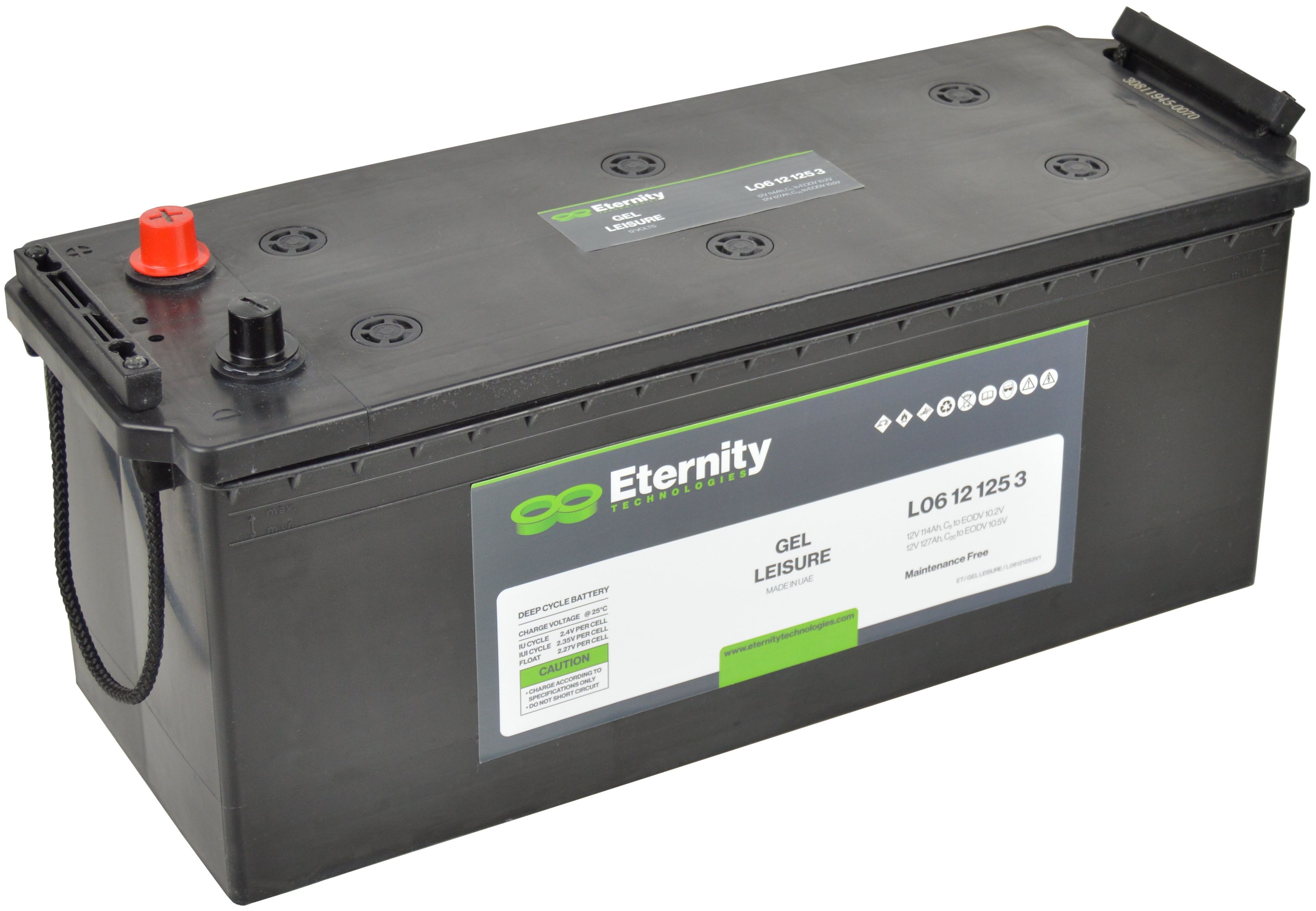 ETERNITY GELE BATTERI 12V 127AH 20/H