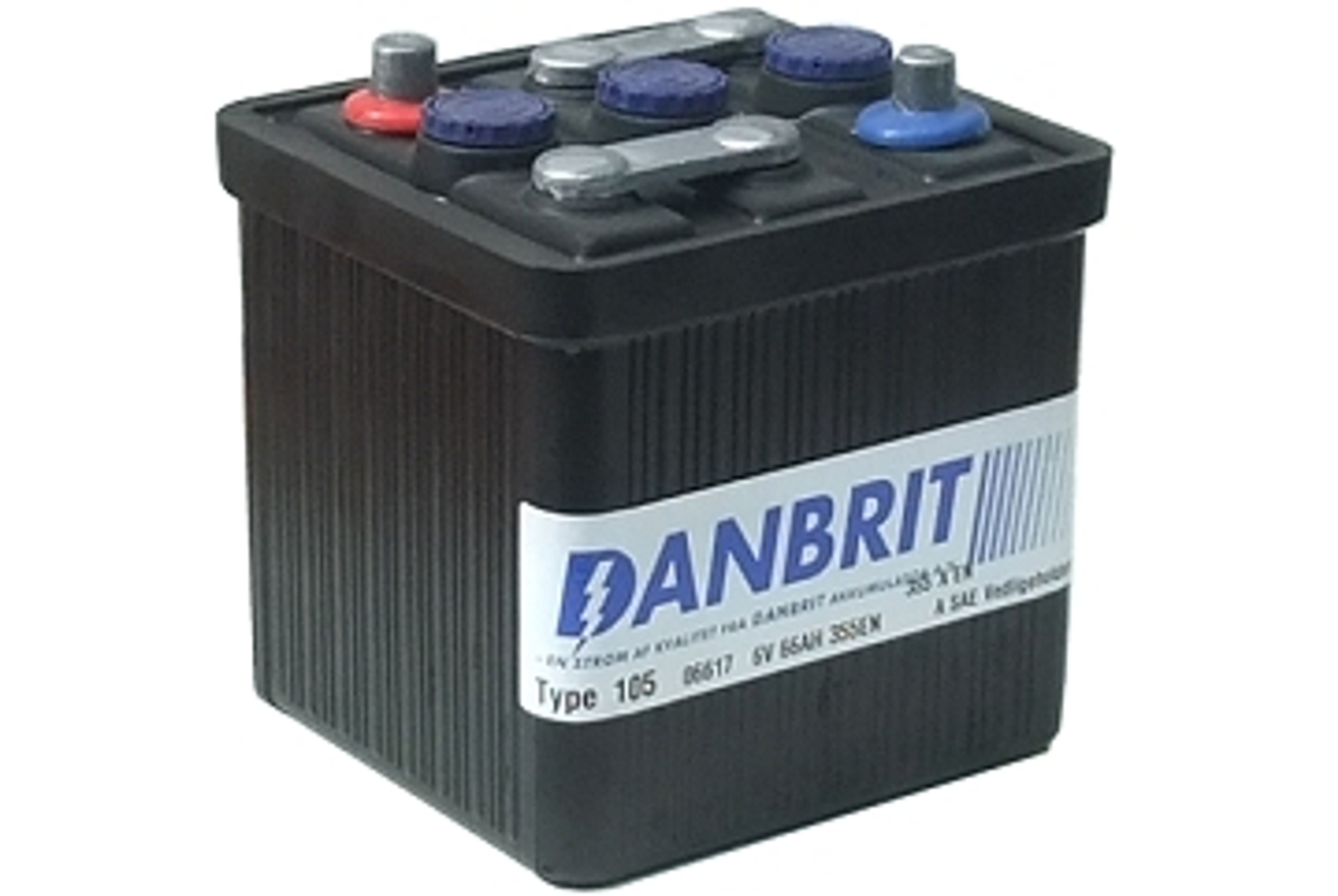 DANBRIT START BATTERI 6V 66 AH BAKELITE
