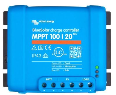 VICTRON BLUESOLAR MPPT 100/20 UP TO 48V