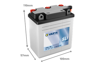 VARTA POWERSPORTS FRESHPACK 6V 6AH