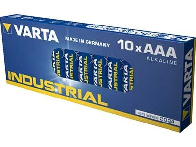 VARTA ALKALINE INDUSTRI 1,5V LR03 - AAA
