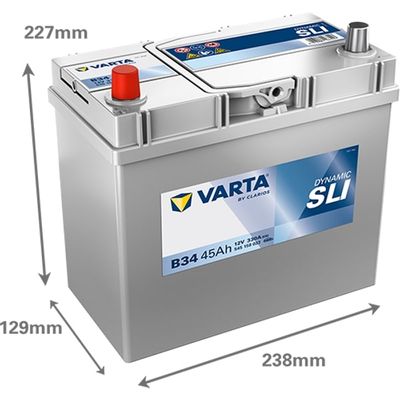 VARTA BATTERI BLUE DYNAMIC 12V 45 AH