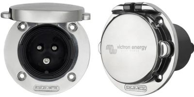 VICTRON POWER INLET 16A RUSTF.STÅL