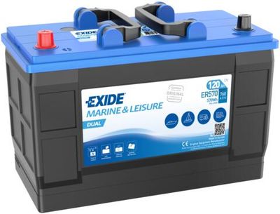 EXIDE BATTERI MARINE DUAL 12V 120AH