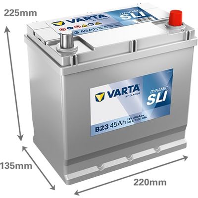 VARTA BATTERI BLACK DYNAMIC 12V 45 AH