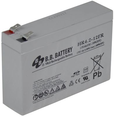 B.B. BATTERY 12V 3,8A BLYBATTERI