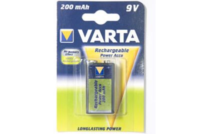 VARTA GENOPLADELIGT BATTERI 9V NIMH BL1