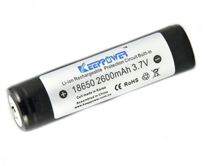 BATTERI GENOPLADELIG 3,7V 3500MAH SORT