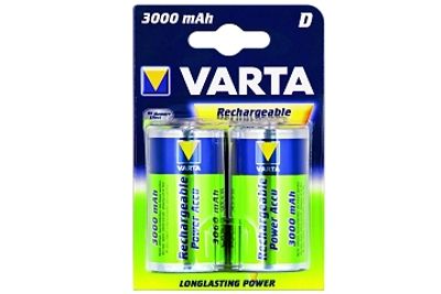 VARTA GENOPLADELIGT BATTERI 1,2V D