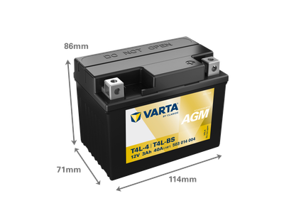 VARTA POWERSPORTS AGM 12V 4 AH