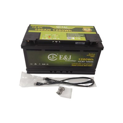 E&J LITHIUM 12V 100AH BT & HEAT 200A BMS