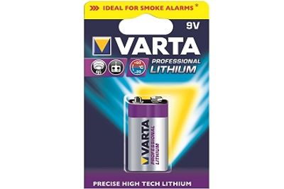 VARTA LITHIUM BATTERI 9 V